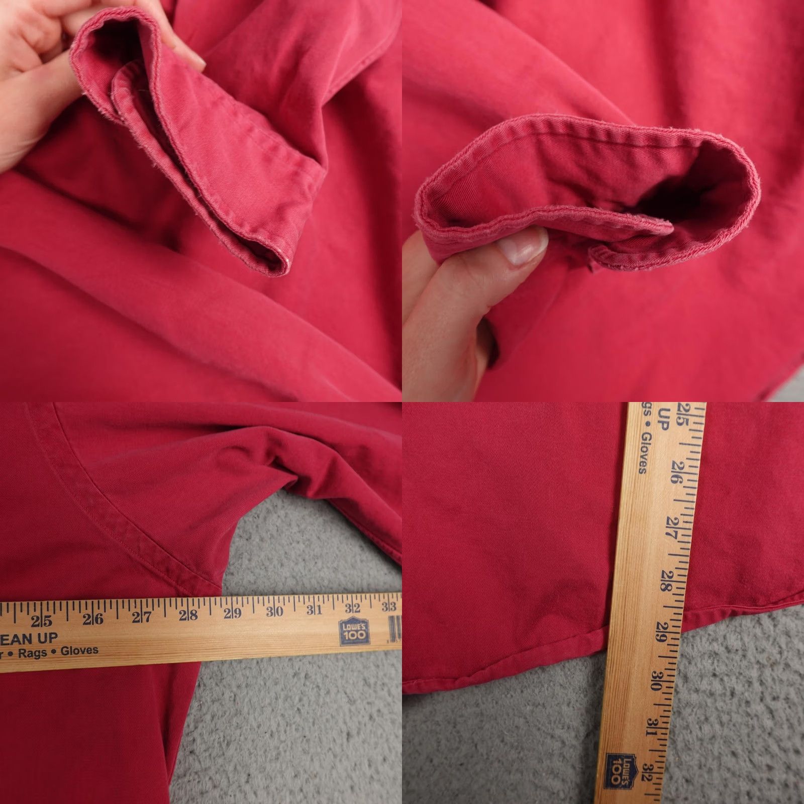Polo Ralph Lauren VINTAGE Polo Ralph Lauren Shirt Mens XL Red Blake Canvas Button Long Sleeve 90s Size US XL / EU 56 / 4 - 9 Thumbnail