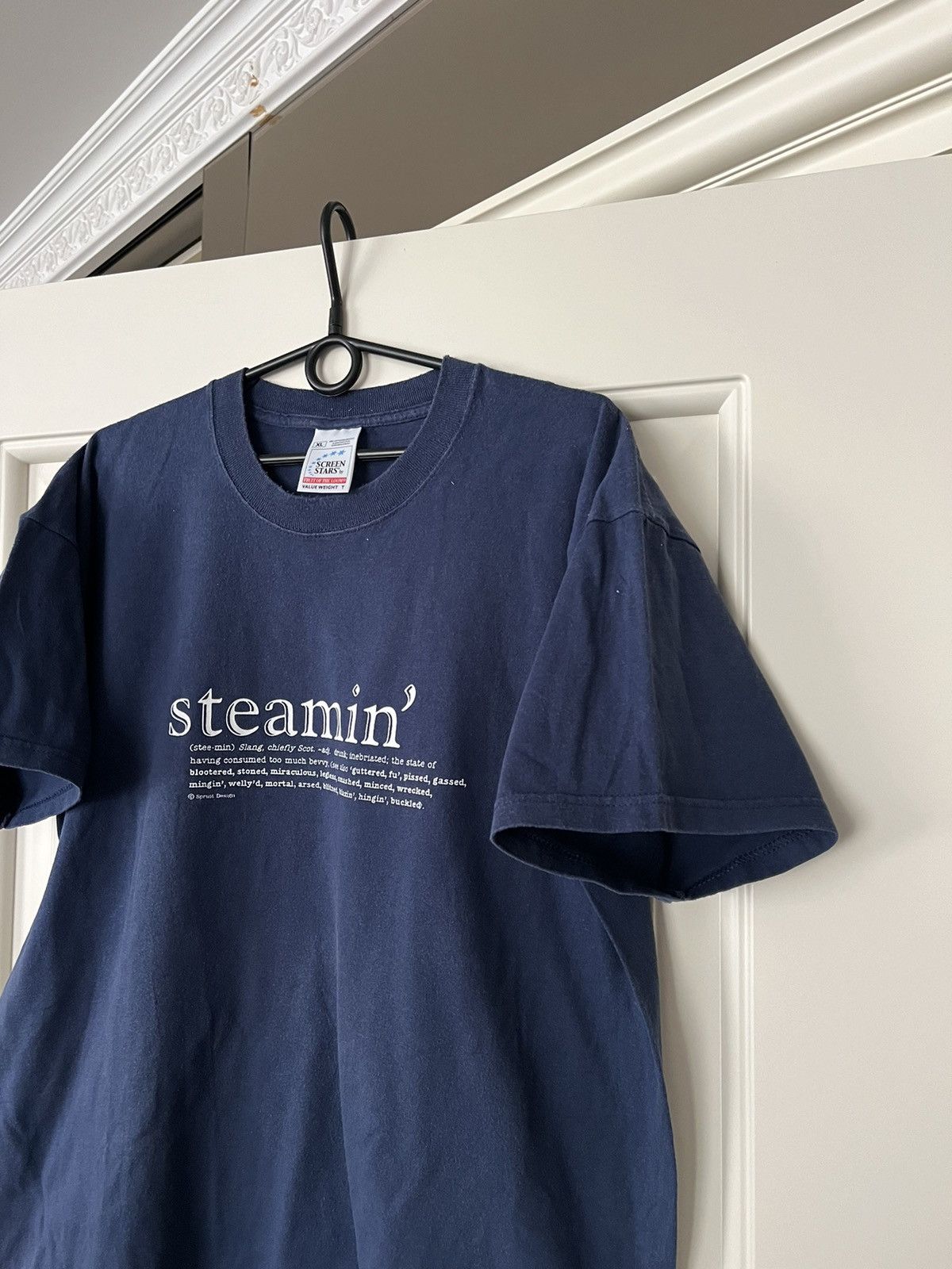 Vintage Vintage Y2K Adult " Steamin " Graphic Humor Tee Size US XL / EU 56 / 4 - 3 Thumbnail