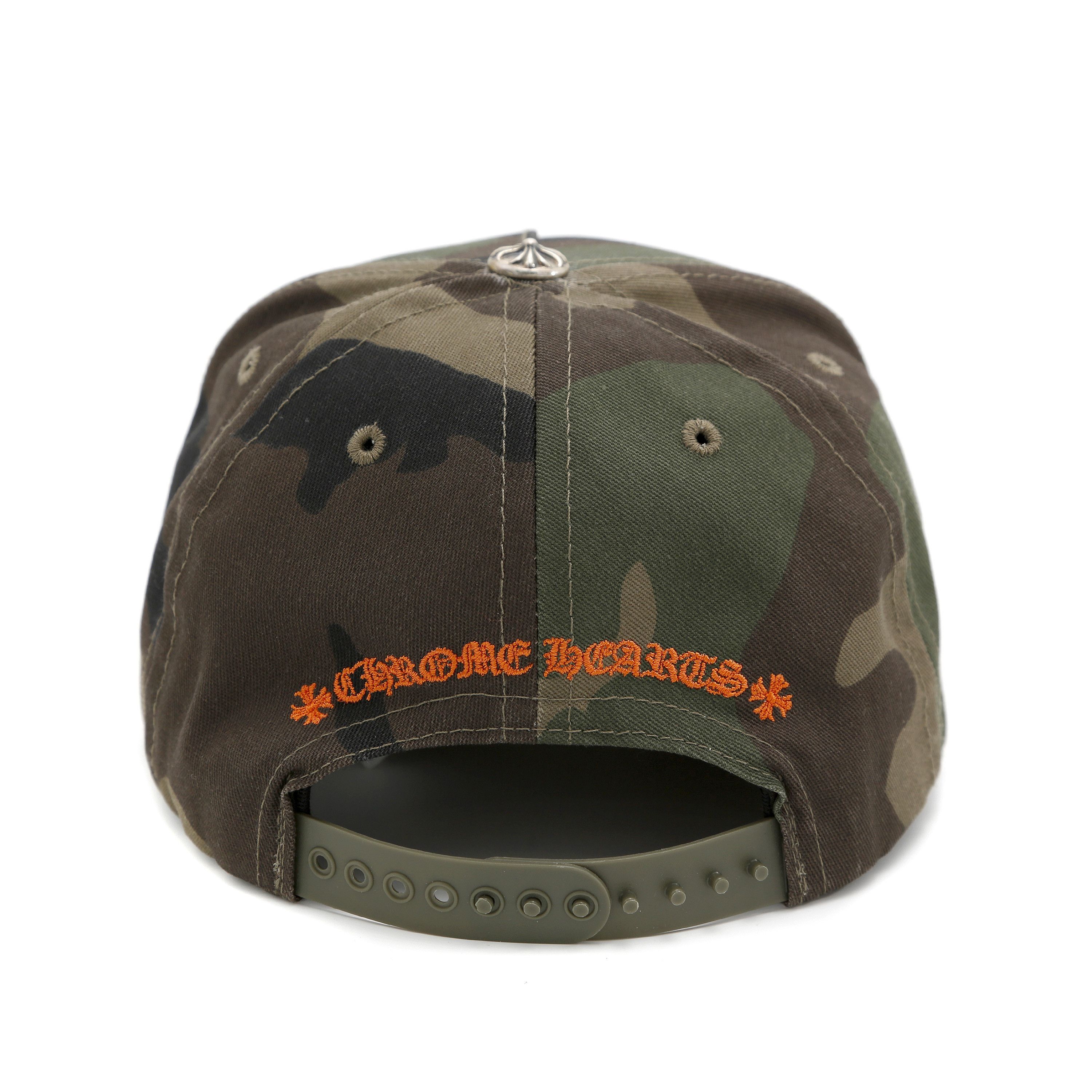 Chrome Hearts Camo With Orange CH Logo Hat Size ONE SIZE - 3 Thumbnail