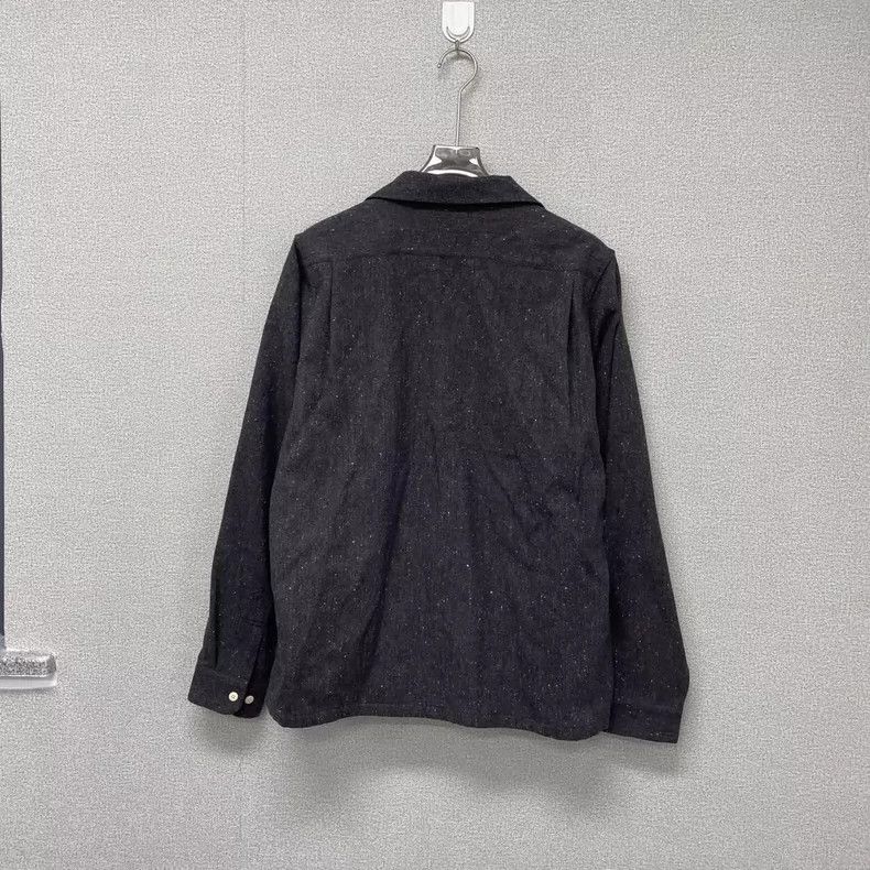 Visvim visvim 23aw New Long Sleeve Shirt in Black Wool Duffel shir Size US XL / EU 56 / 4 - 2 Thumbnail