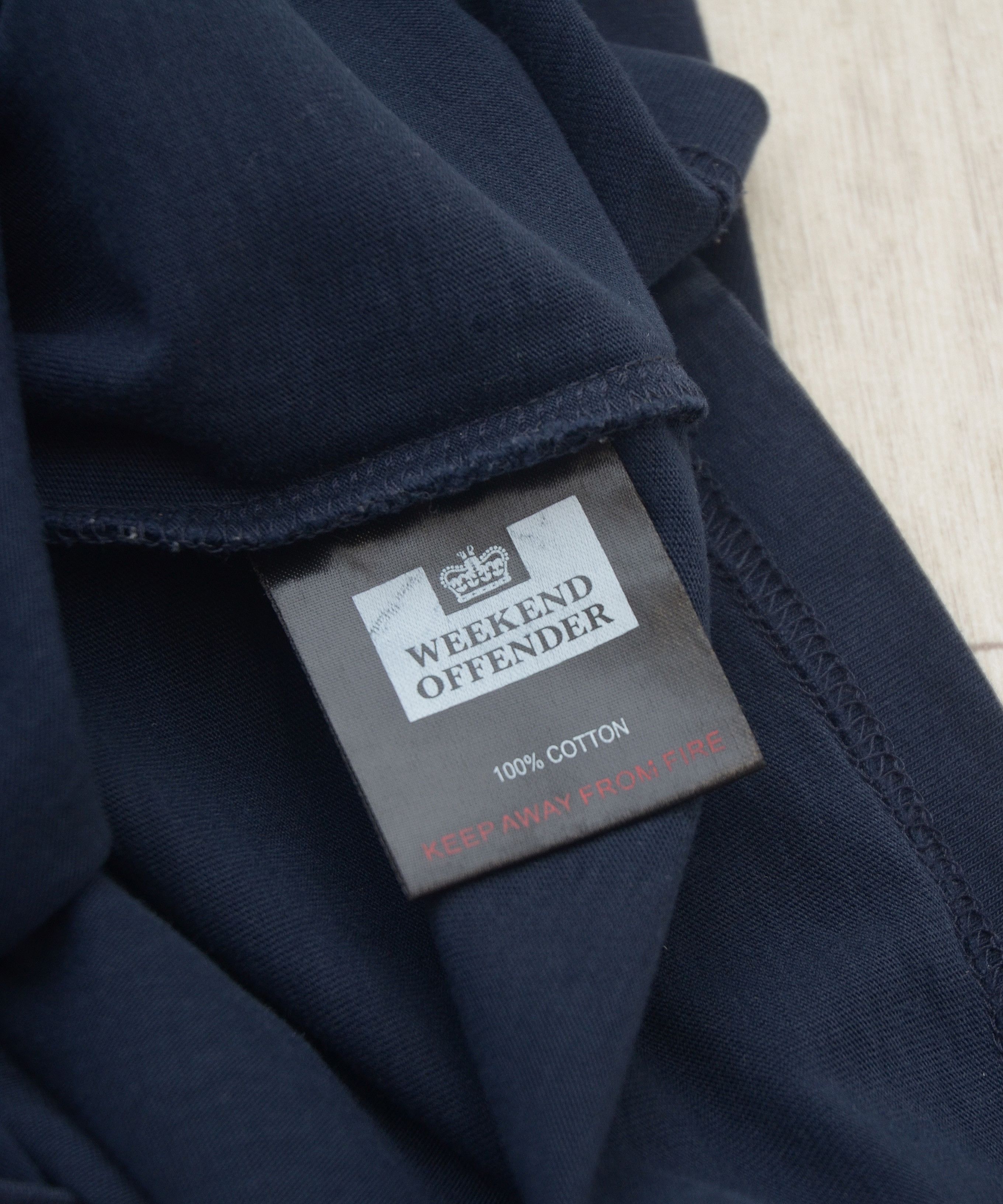 Weekend Offender Weekend Offender Tee Shirt Check Blue Size XS Unisex Size US XS / EU 42 / 0 - 8 Thumbnail