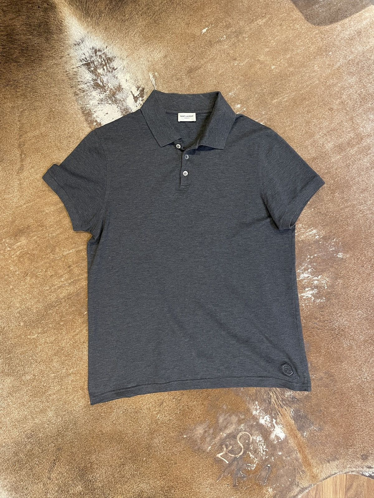 Saint Laurent Paris Saint Laurent polo Size US L / EU 52-54 / 3 - 1 Thumbnail