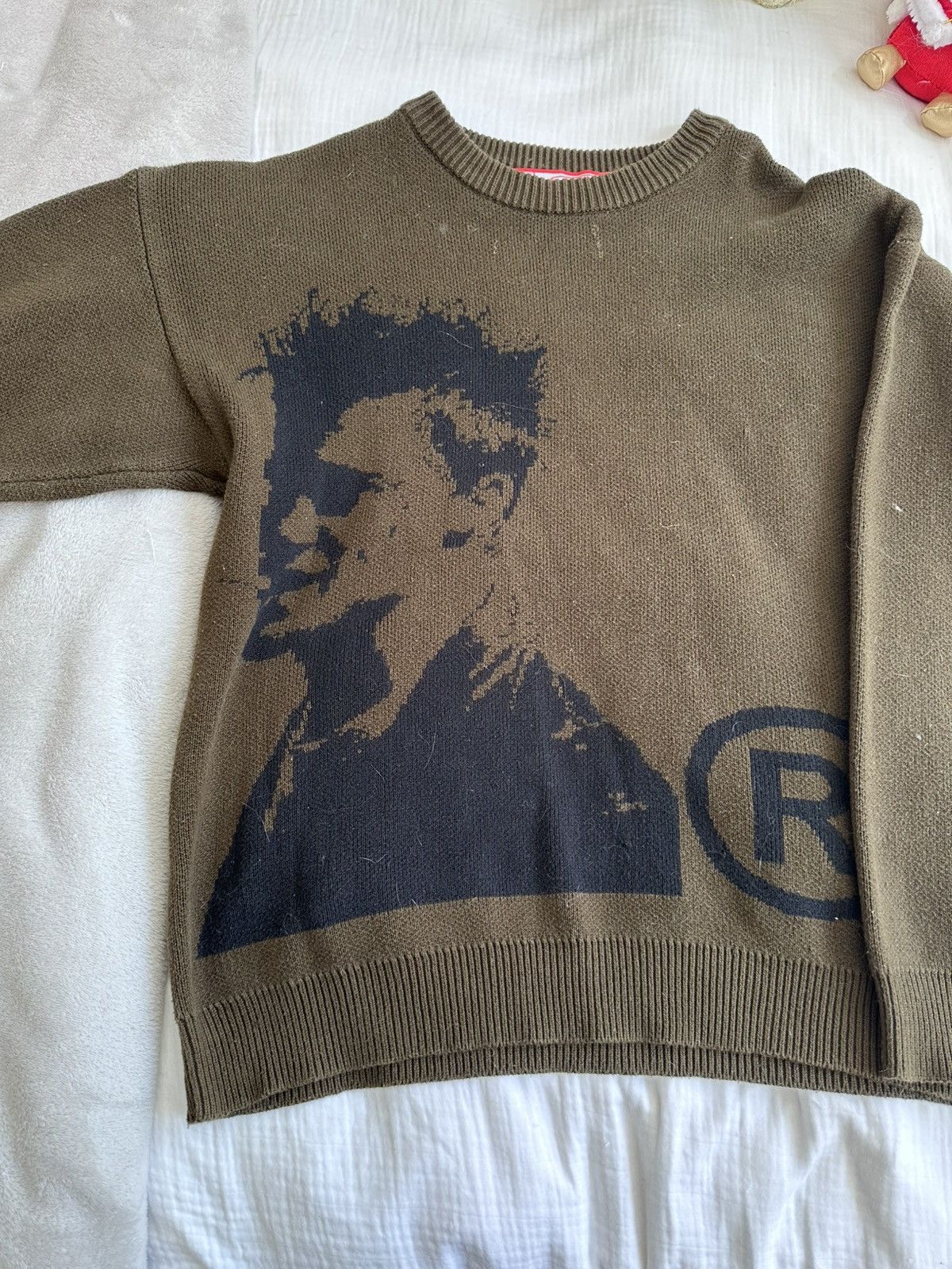 Joy Division Vizn Brad Pitt Knot Sweater Unreleased In Olive Size US L / EU 52-54 / 3 - 1 Thumbnail