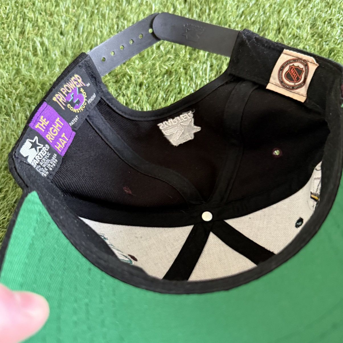 Starter Vintage Starter Mighty Ducks Snapback Hat Cap Tri Power Wool Size ONE SIZE - 6 Thumbnail