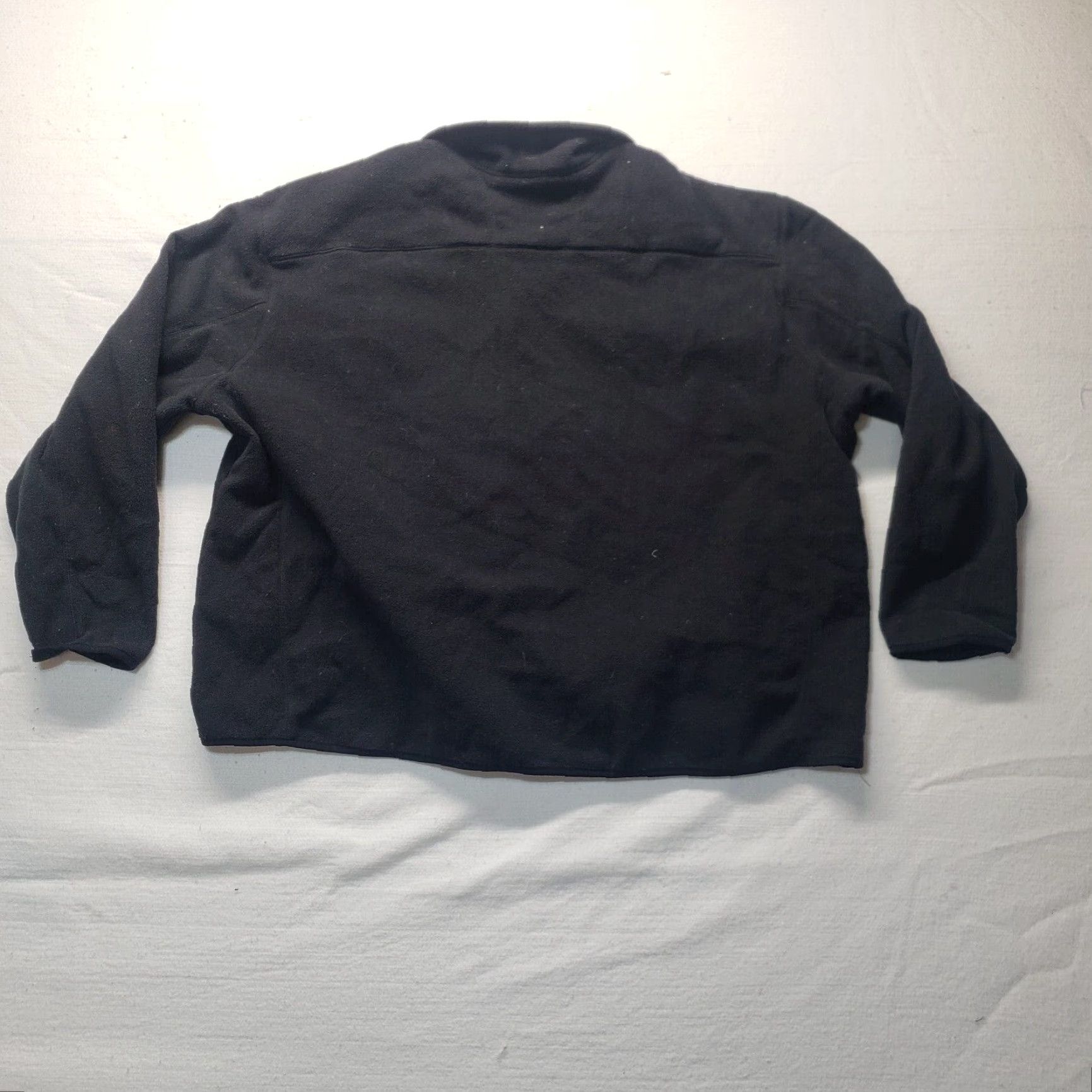 Timberland VINTAGE Timberland Jacket Solid Black Fleece Full Zip 3XL Men Black Logo 90s Outdoor Mens Size US XXL / EU 58 / 5 - 8 Thumbnail