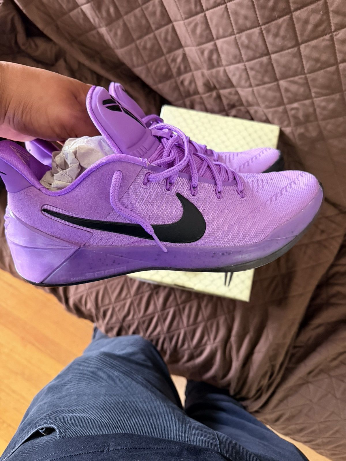 Nike Nike kobe AD Purple Stardust Size US 12 / EU 45 - 1 Thumbnail