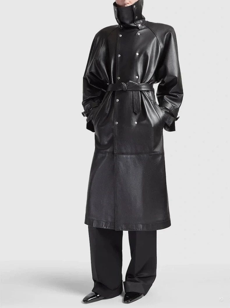 Saint Laurent Paris saint Laurent parisLong Leather jacket 2503-Nextarrow Size US S / EU 44-46 / 1 - 2 Thumbnail