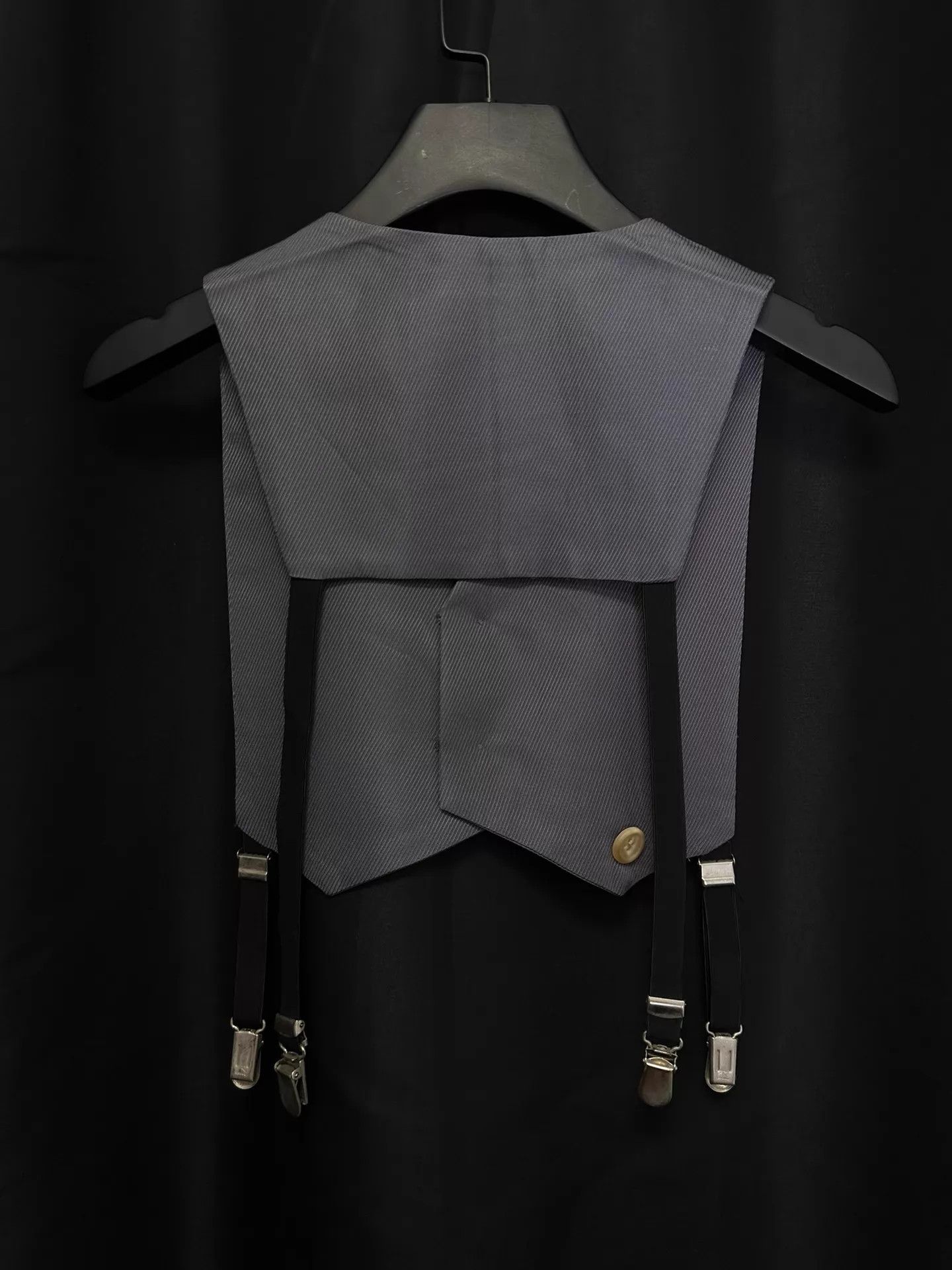 Yohji Yamamoto Yohji Yamamoto 1980s Rare Unisex Short Suspender Vest M Size US M / EU 48-50 / 2 - 2 Thumbnail