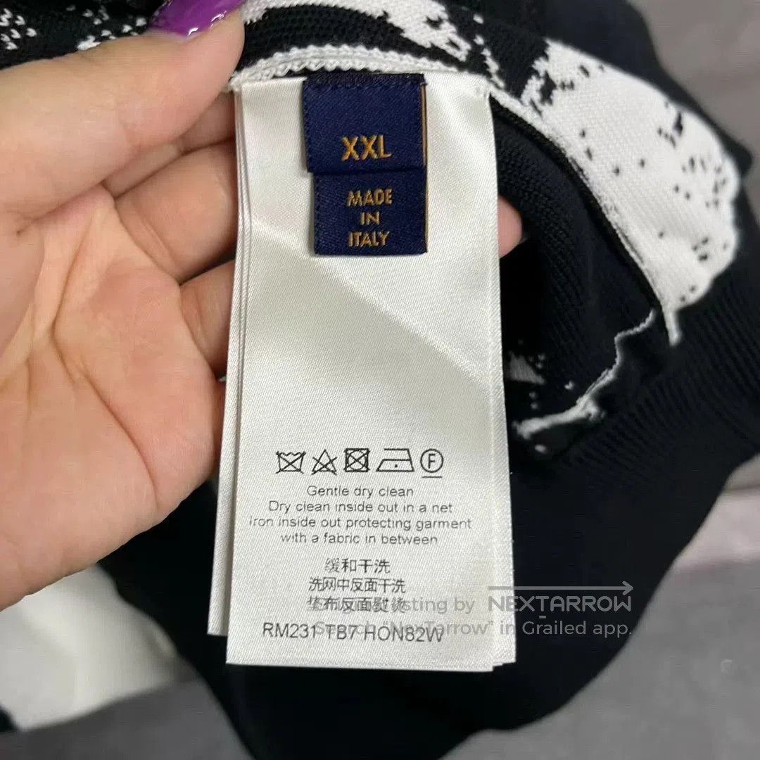 Louis Vuitton black patterned hoodie by louis vuitton. Size US XXL / EU 58 / 5 - 4 Thumbnail