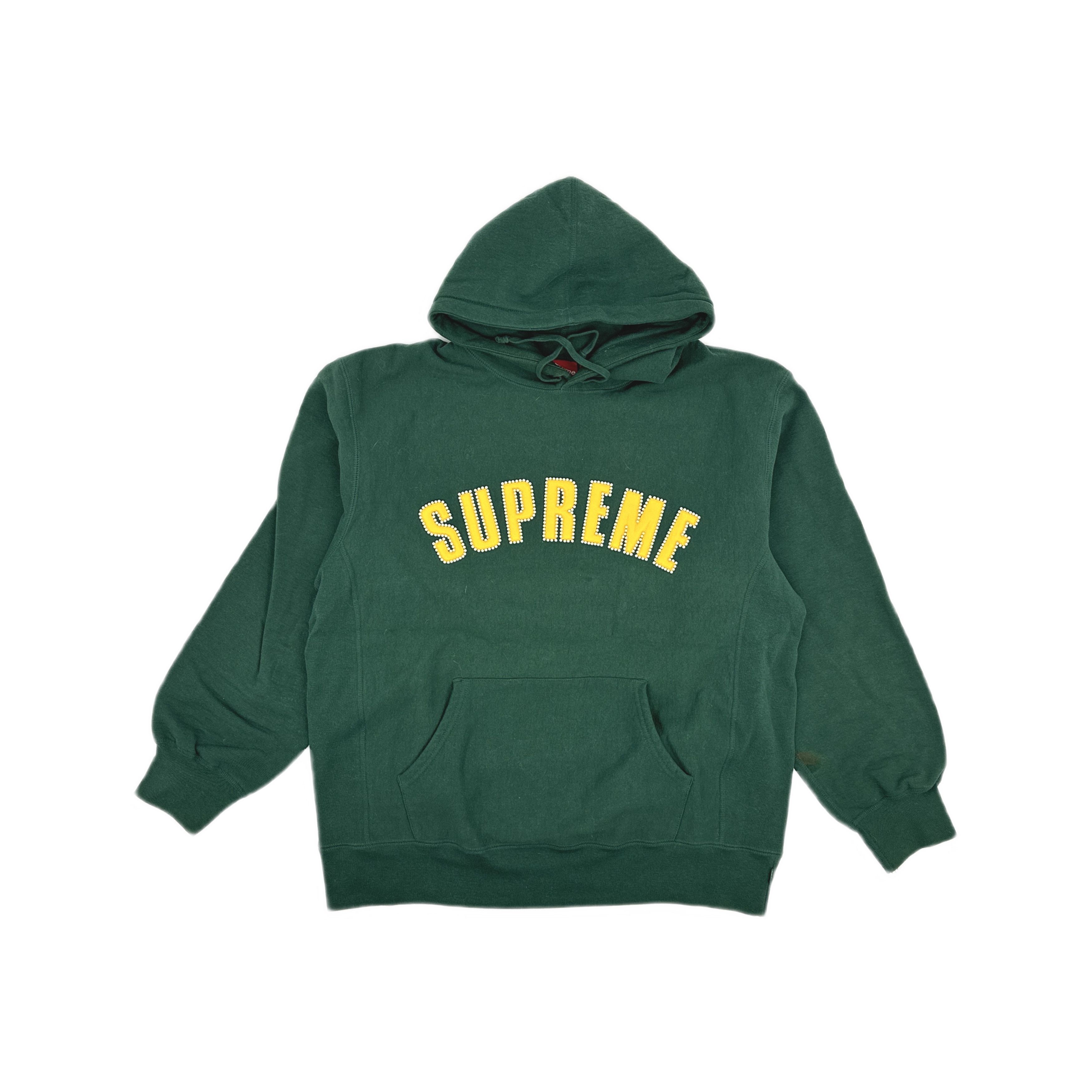 Supreme Supreme Cross Box Logo Hoodie Olive XL | Grailed