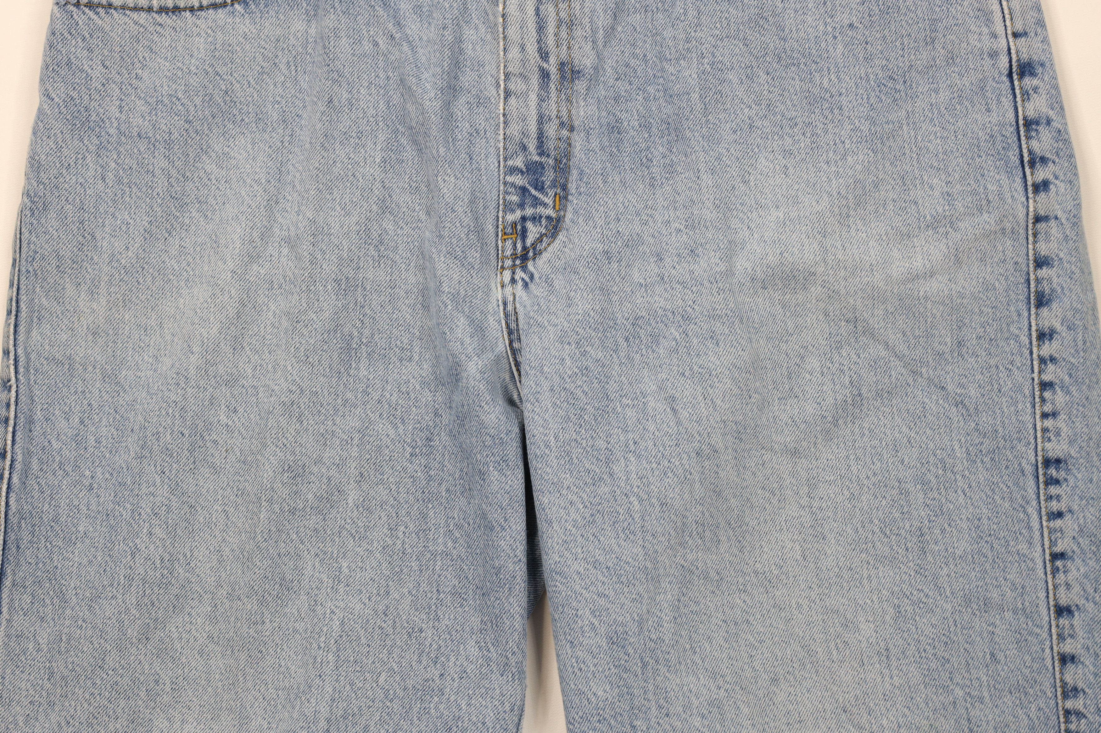 Vintage Vintage 90s Streetwear Fit Denim Jean Shorts Jorts Blue Size US 38 / EU 54 - 3 Thumbnail