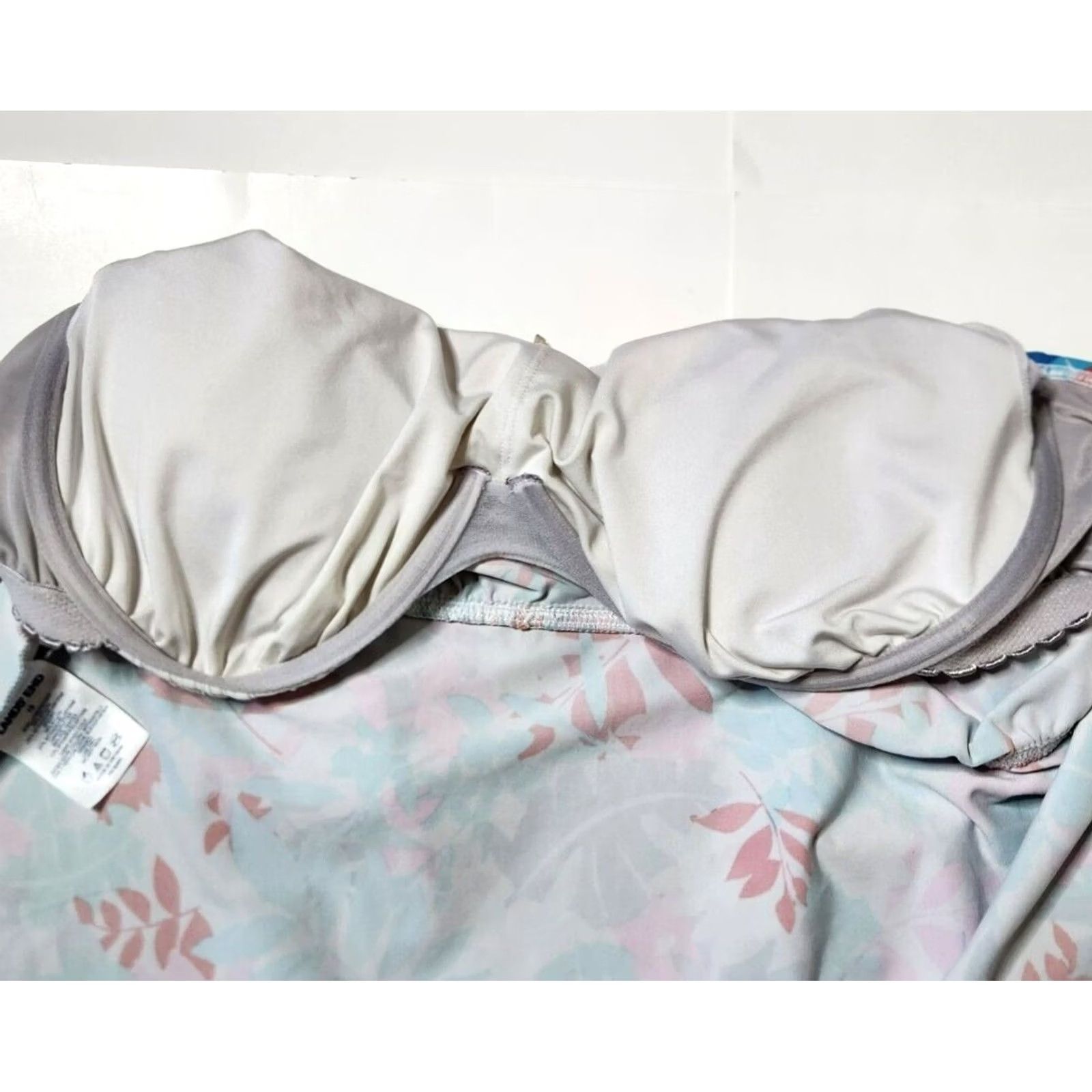 Lands' End Lands End Tankini Underwired Built-In Bra Floral multicolor 18 Women Tankini Top Size XXL / US 16-18 / IT 52-54 - 4 Thumbnail