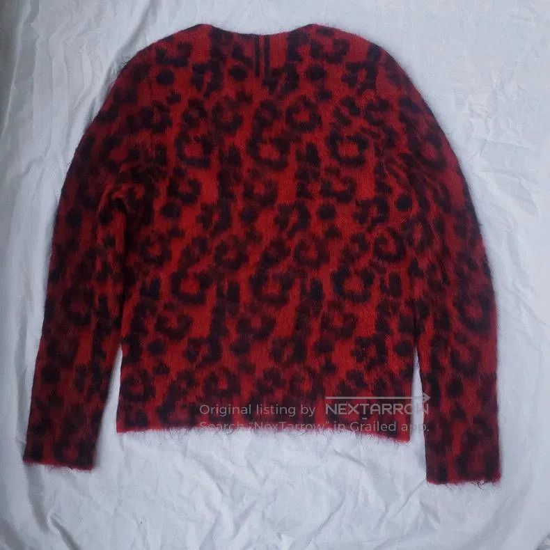 Saint Laurent Paris SAINT LAURENT 2013 Red Leopard Sweater. Size US S / EU 44-46 / 1 - 4 Thumbnail