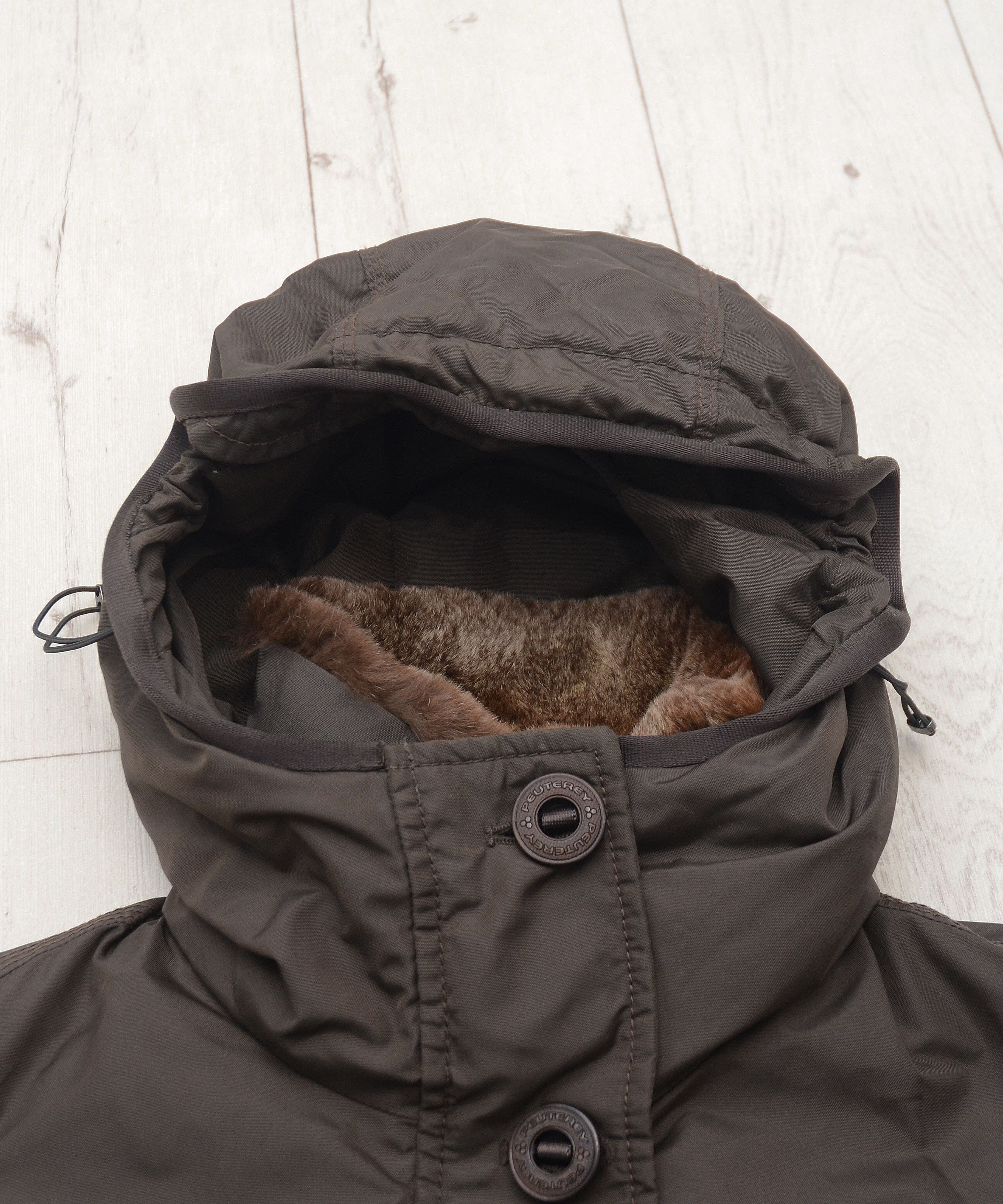 Peuterey Winter Down Parka Peuterey Nylon Brown Jacket Size 40 Size S / US 4 / IT 40 - 6 Thumbnail