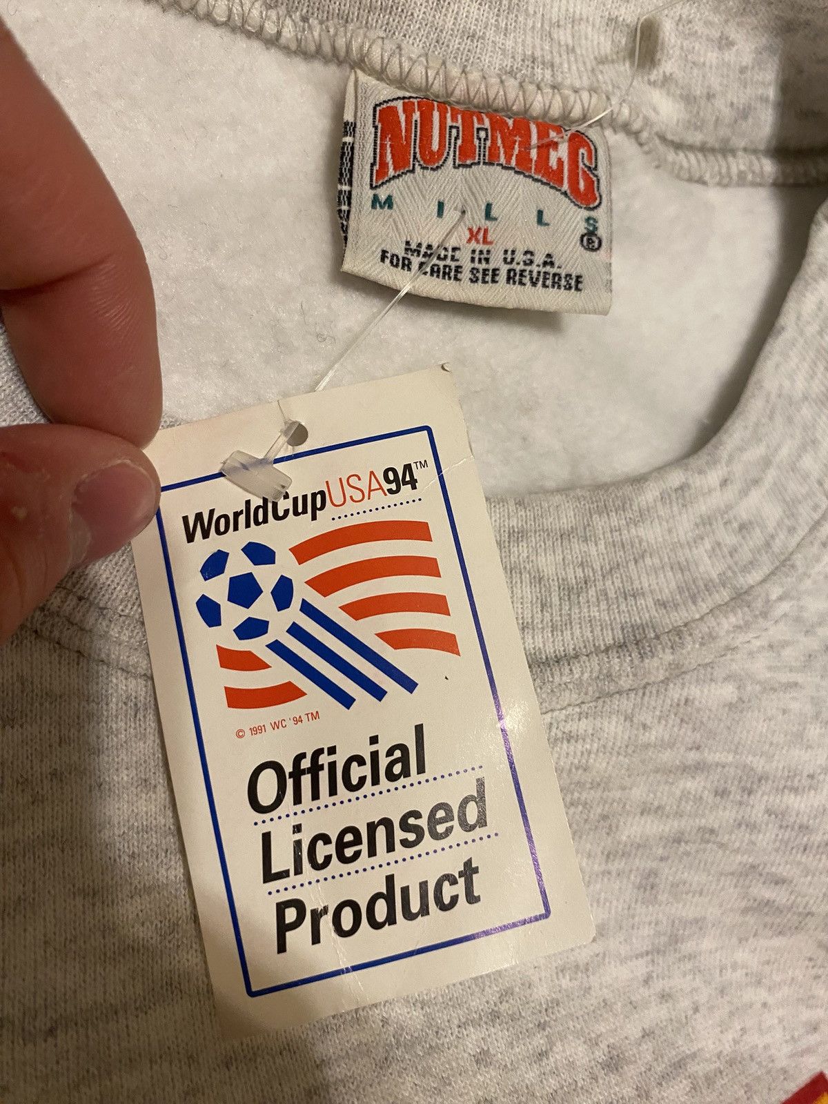 Nutmeg Vintage FIFA World Cup 1994 Germany pullover XL Size US XL / EU 56 / 4 - 9 Thumbnail