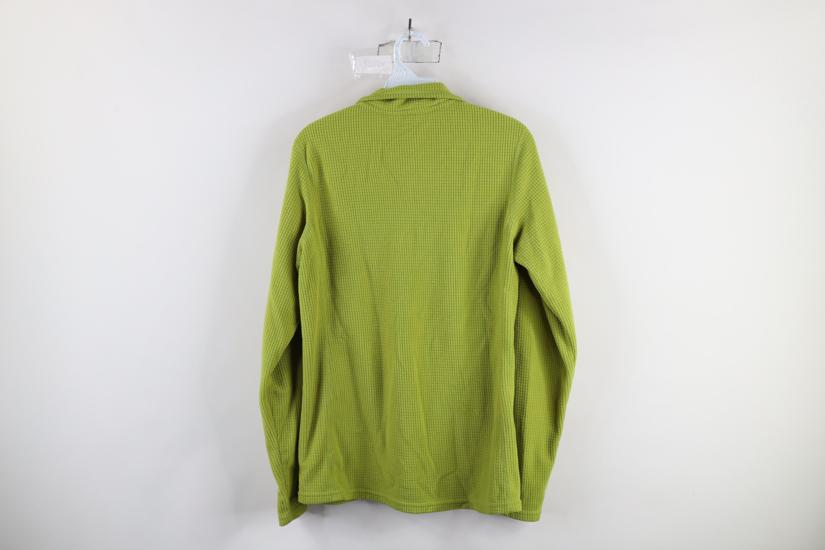 Orvis × Vintage Orvis Trout Bum Fleece Half Zip Pullover Sweater Lime Green Size US M / EU 48-50 / 2 - 7 Thumbnail