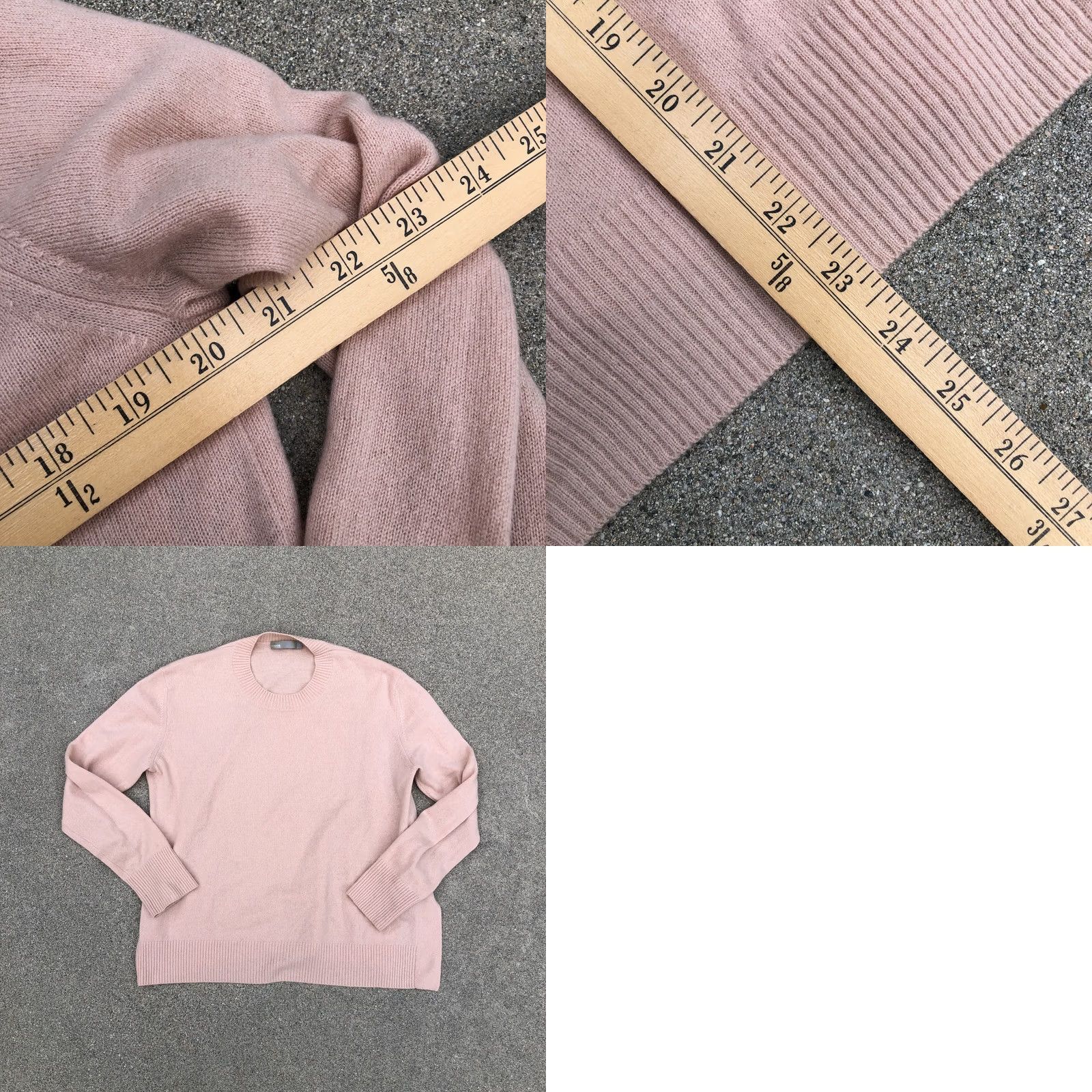 Vince Vince 100% Cashmere Pullover Sweater Women's Small Pink Long Sleeve Shirt Pullover Womens Moved for Search Size S / US 4 / IT 40 - 8 Thumbnail