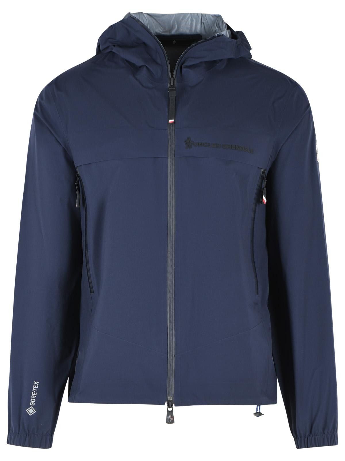 Moncler Grenoble MONCLER GRENOBLE 'Shipton' Navy Blue 'Gore-Tex' Foldable Shell Jacket Size US XXL / EU 58 / 5 - 1 Thumbnail