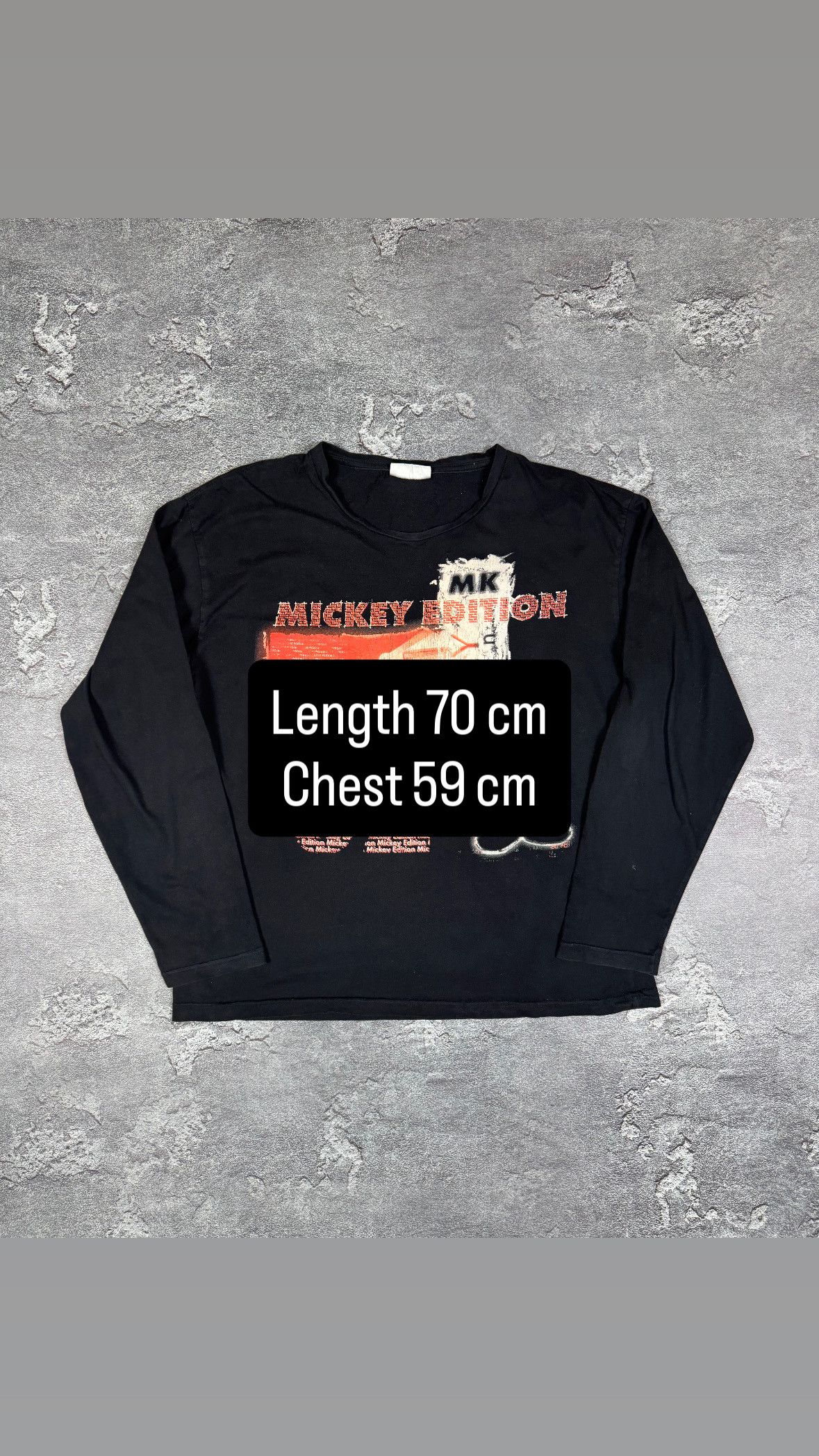If Six Was Nine Mickey Mouse 1992 Long Sleeve Shirt Retro Size M Retro Size US M / EU 48-50 / 2 - 2 Thumbnail