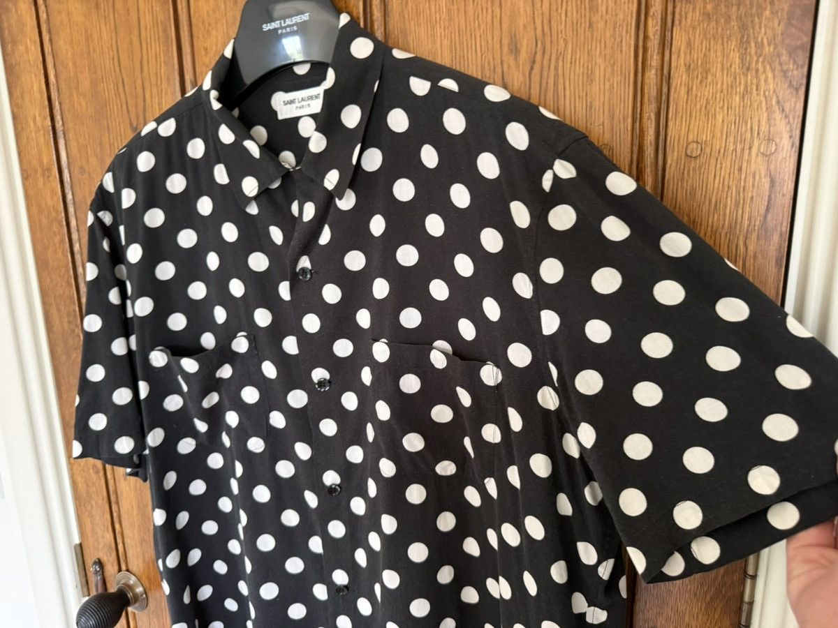 Saint Laurent Paris SS16 Saint Laurent polka dot Hawaiian shirt Hedi Slimane 40 Size US L / EU 52-54 / 3 - 11 Thumbnail