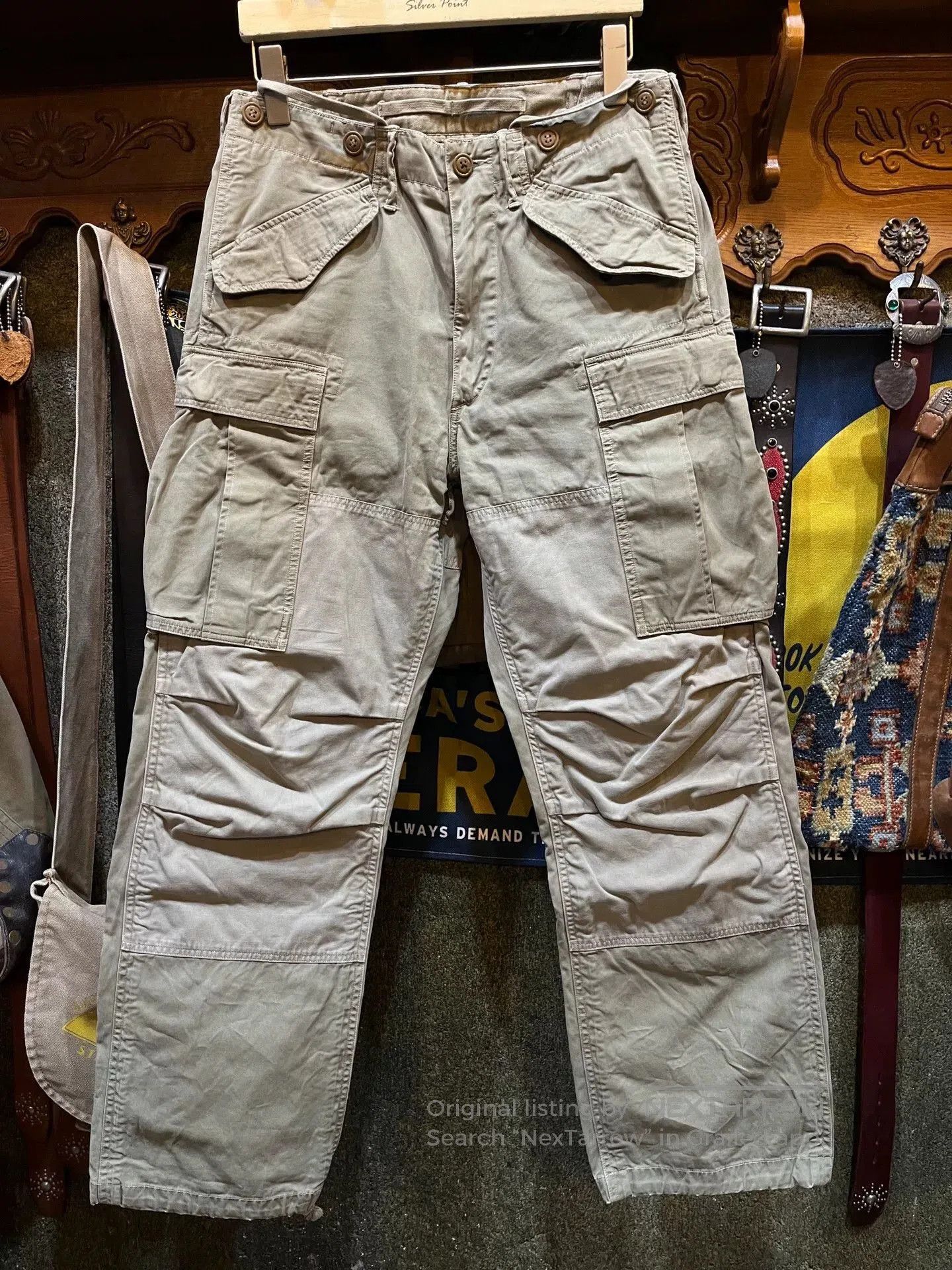 RRL Ralph Lauren RRL Patchwork Cargo Pants. Size US 30 / EU 46 - 1 Thumbnail