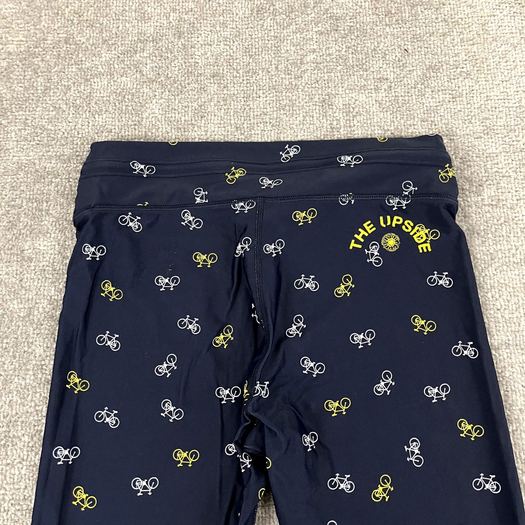 The Upside SOULCYCLE x THE UPSIDE Leggings Womens Small Cropped 24" Navy Blue Workout Gym Size 28" / US 6 / IT 42 - 7 Thumbnail