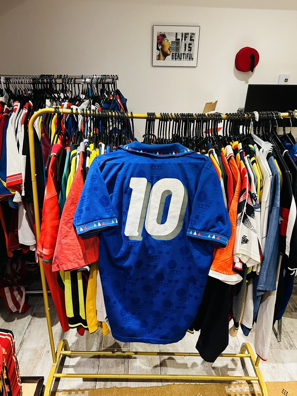 Diadora × Vintage Italia 1992 home Baggio jersey Size US L / EU 52-54 / 3 - 2 Thumbnail