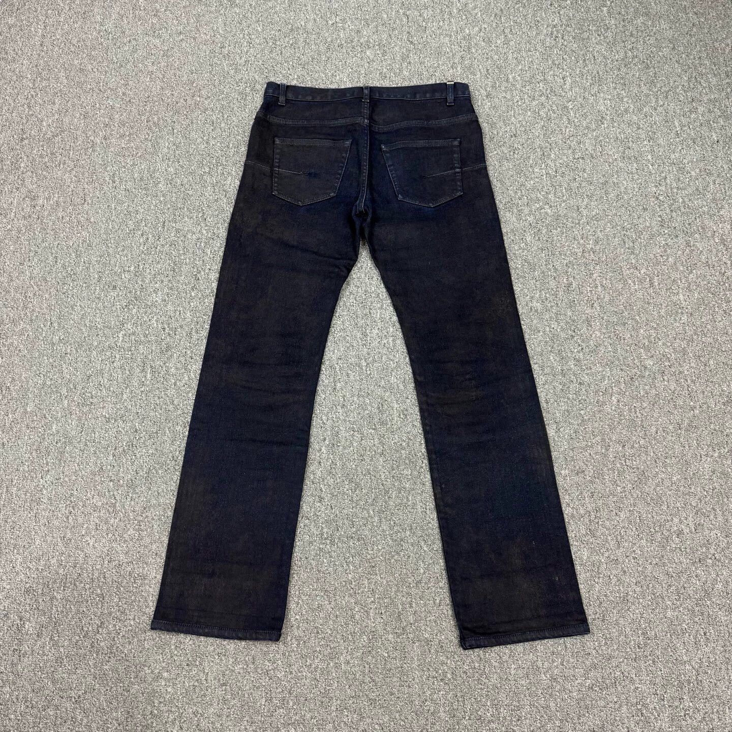 Dior DIOR mud dye leather tag logo jeans 28 Size 28" / US 6 / IT 42 - 2 Thumbnail