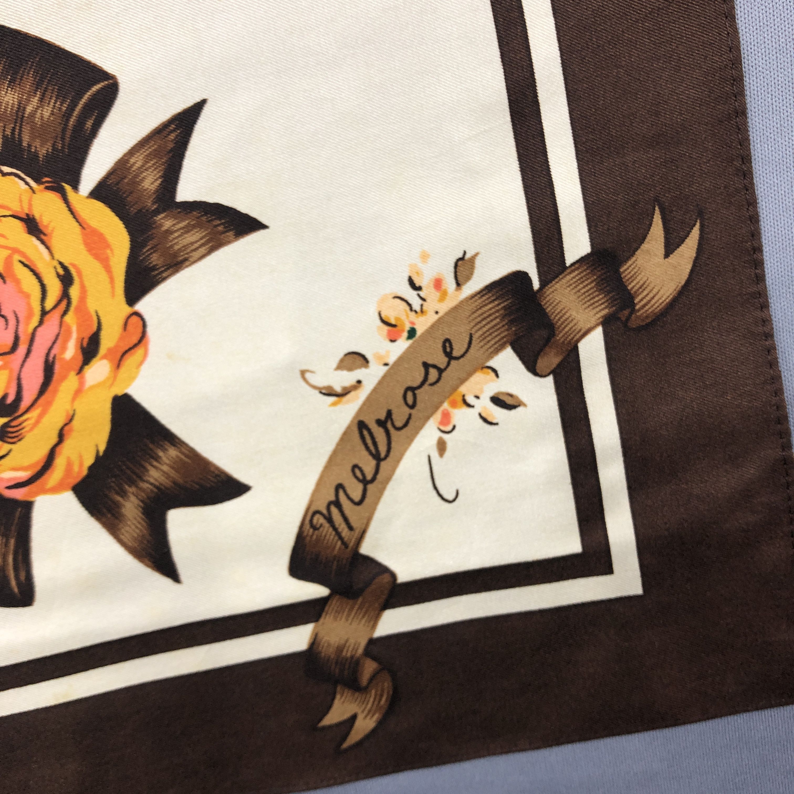 Japanese Brand Vintage Melrose SILK Scarf Twill Stole Wraps Scarves Size ONE SIZE - 22 Thumbnail