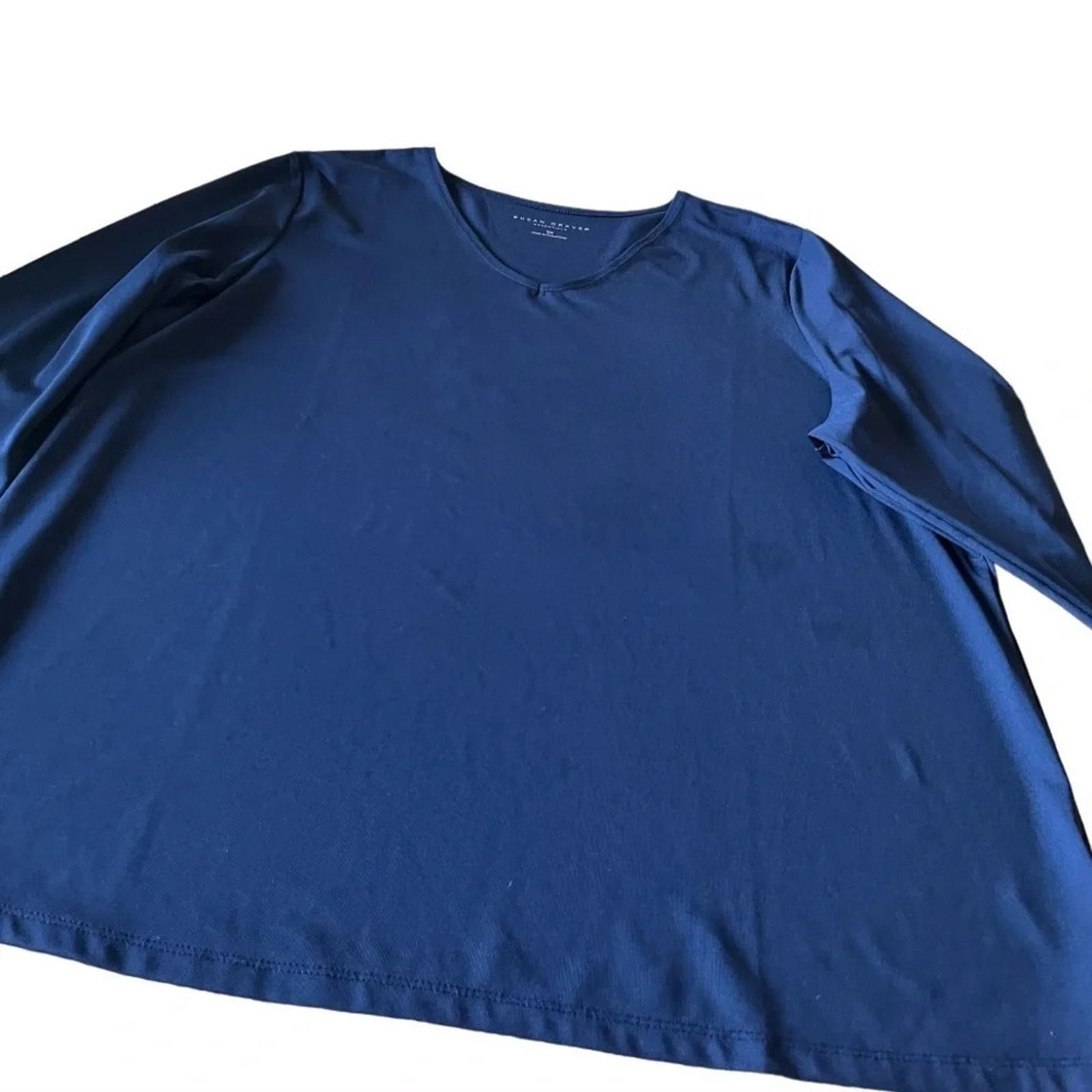 The Unbranded Brand Susan Graver Essentials long sleeved top, size 2X Size XXL / US 16-18 / IT 52-54 - 1 Thumbnail