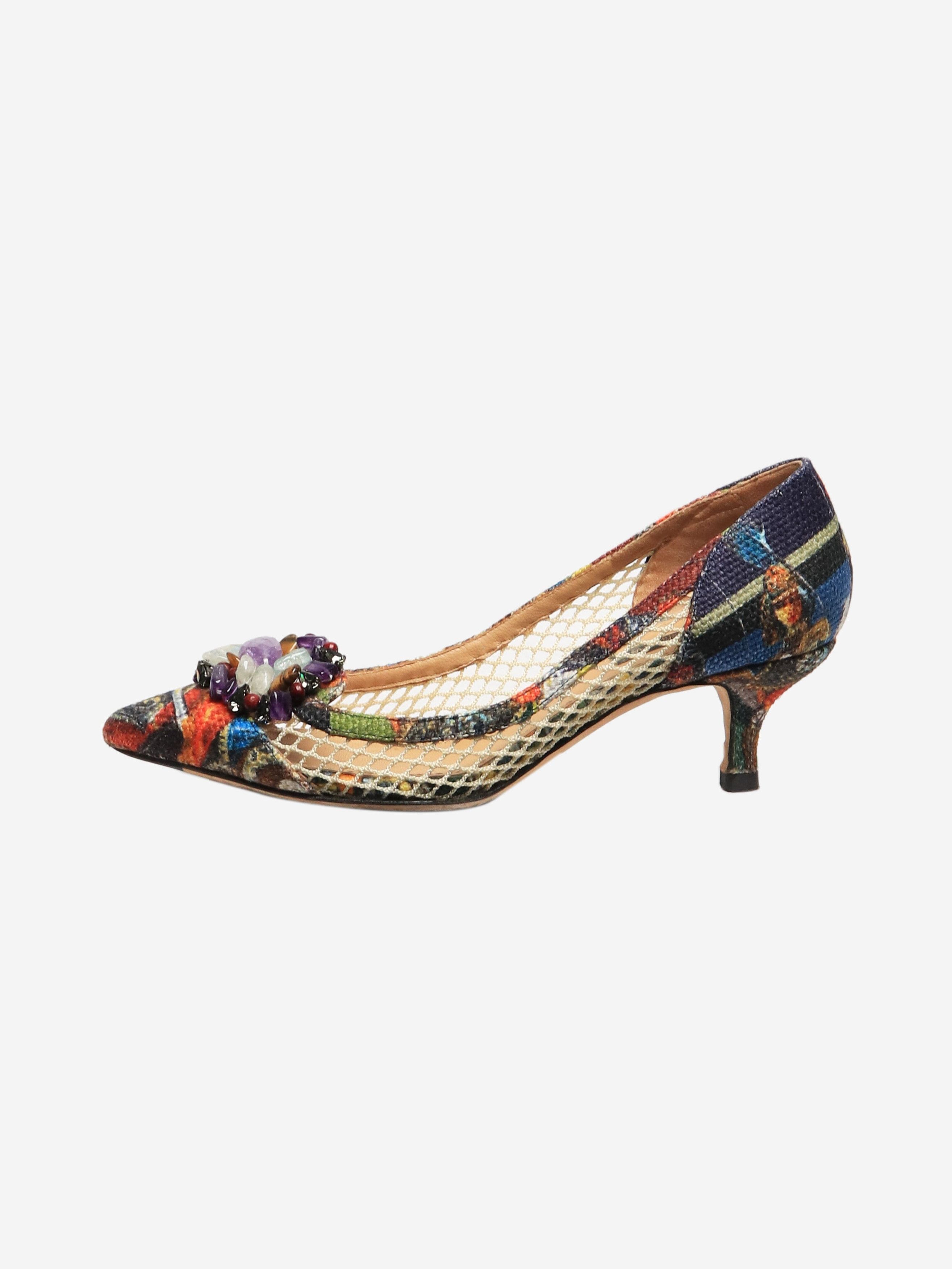 パンプス DOLCE & GABBANA TYRIAN PURPLE LEATHER LOLLO PUMPS Dolce & Gabbana Tyrian Purple Leather Lollo Pumps | Grailed