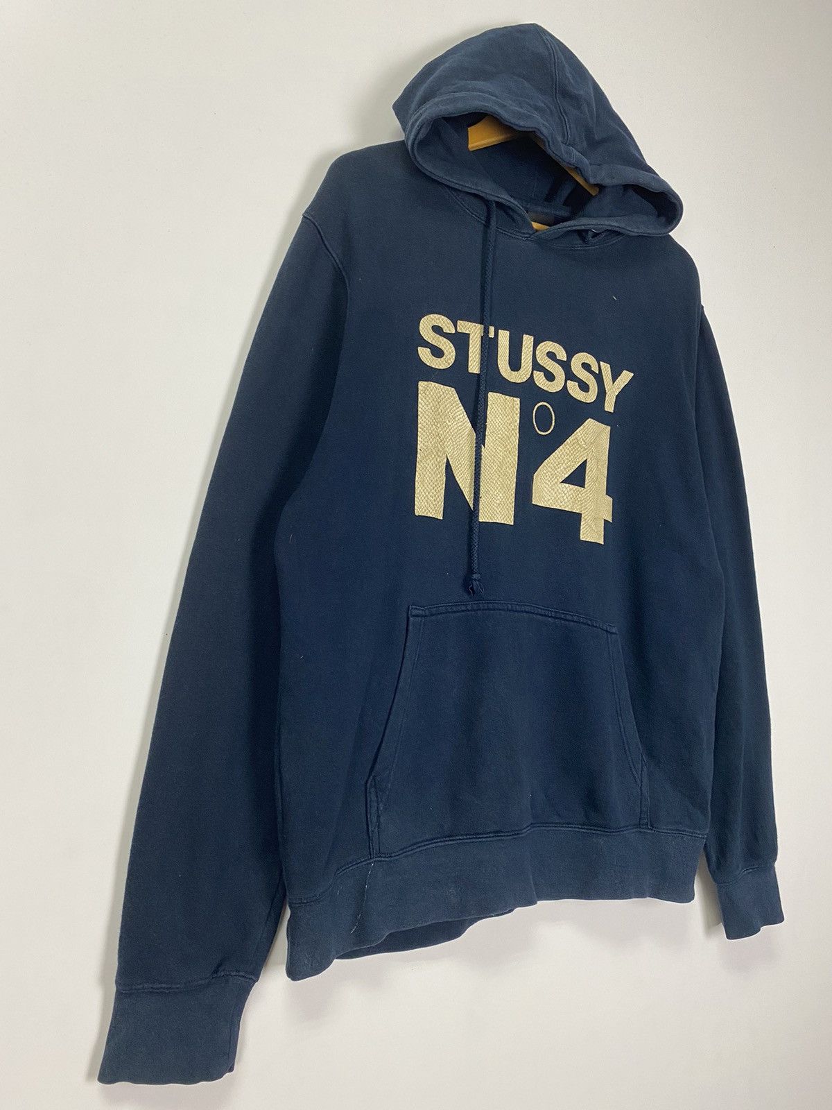 Stussy Vintage Stussy N.4 Hoodies Size US L / EU 52-54 / 3 - 4 Thumbnail