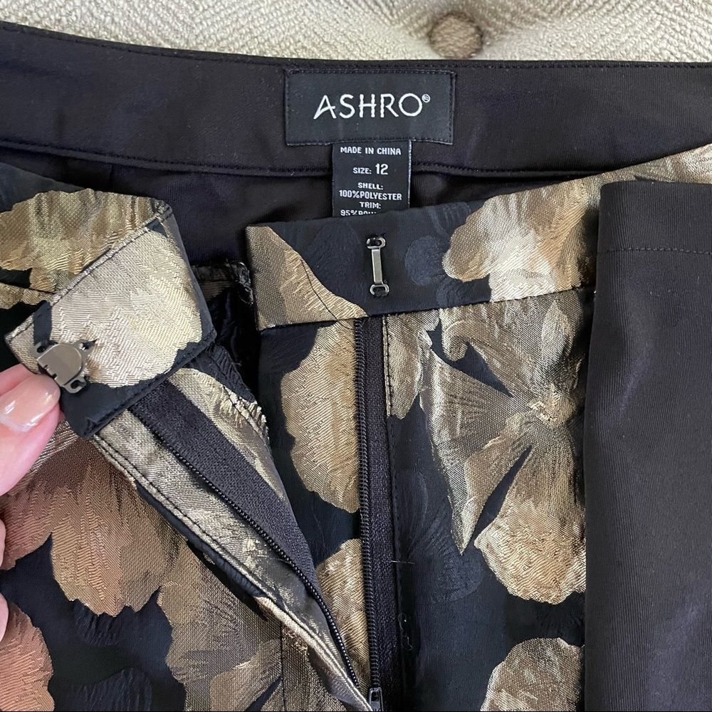 Other Ashro Larhonda Wardrober 3 Pc Peplum Jacket Skirt Pants Gold Size XL / US 12-14 / IT 48-50 - 12 Thumbnail