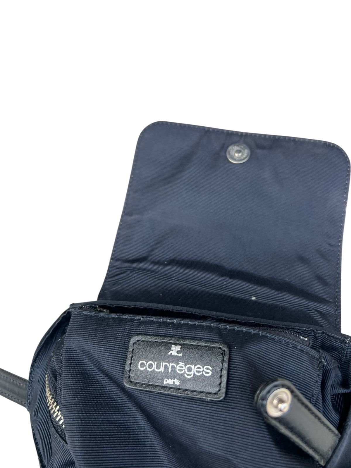 Courreges Vintage Couregess Hybrid Leather Nylon Mini Backpack Size ONE SIZE - 24 Thumbnail