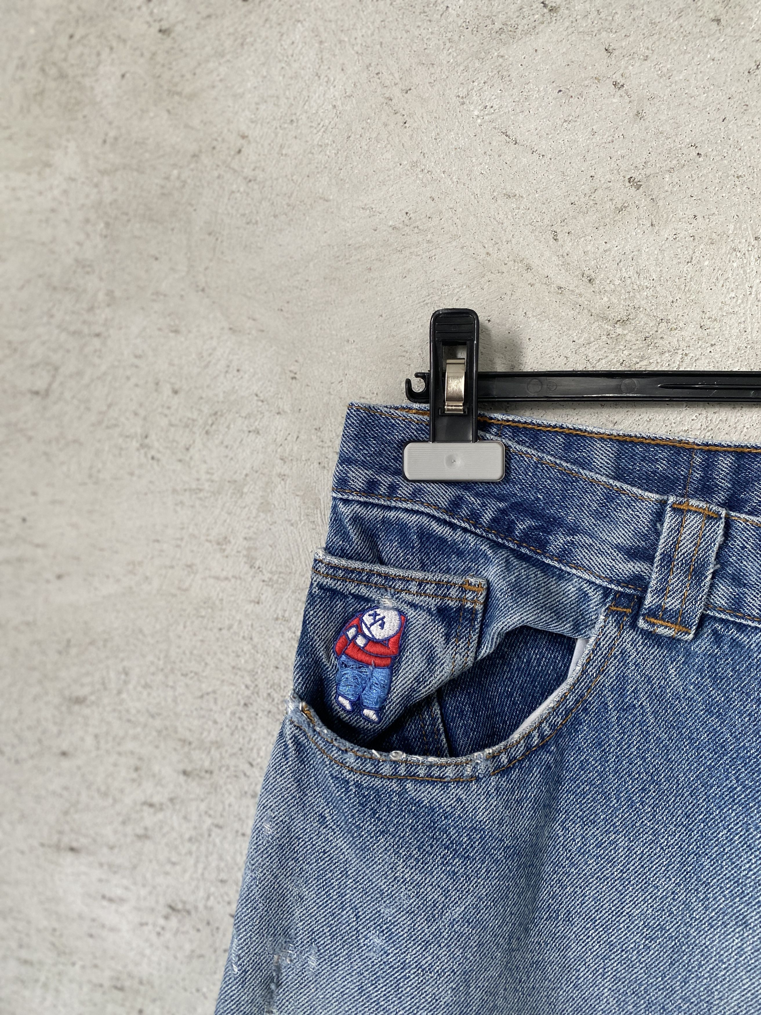 Polar Skate Co. Polar Skate Big Boy distressed denim jeans pants Size US 32 / EU 48 - 3 Thumbnail