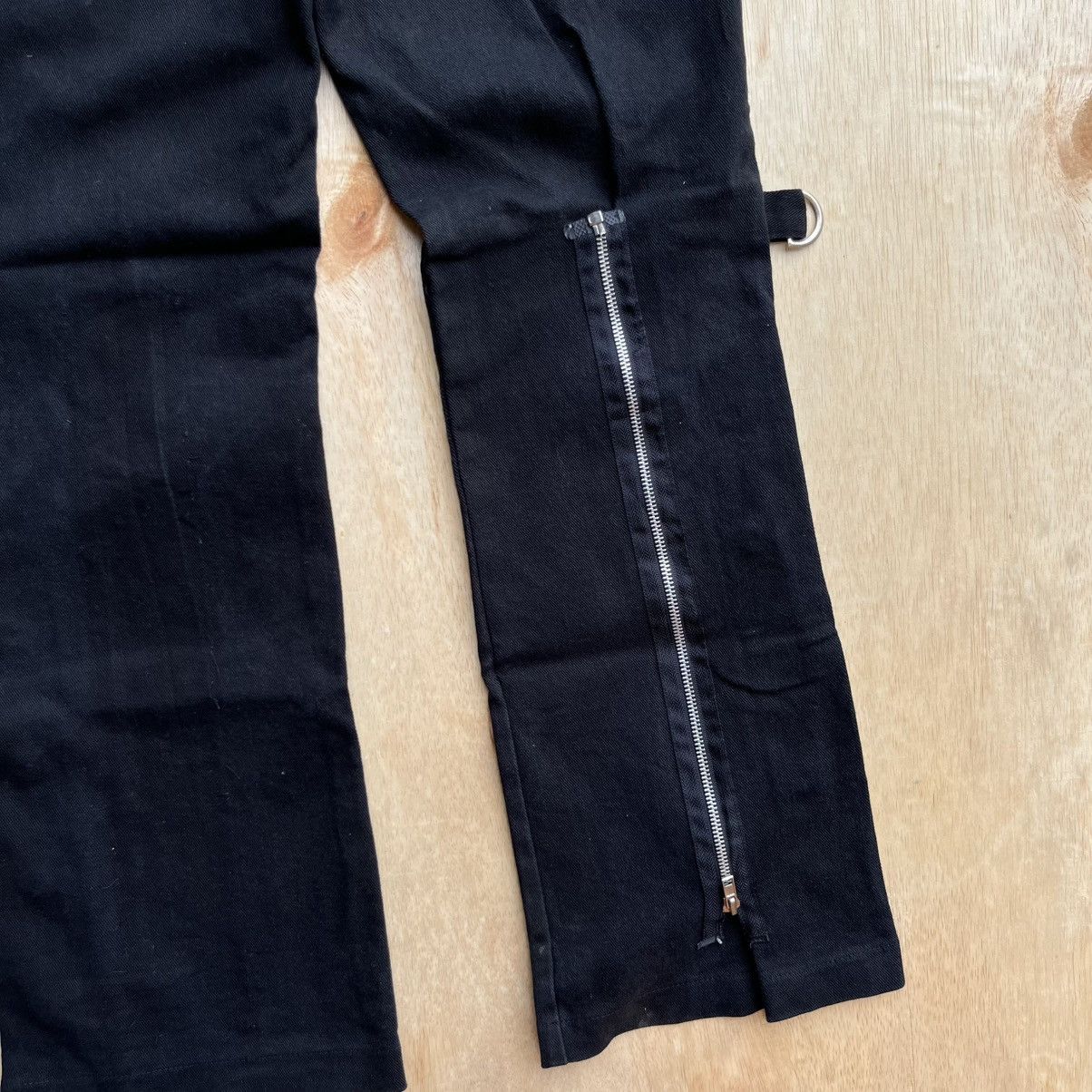 Punk and Yo HELLO HELL MAD PUNK BONDAGE STRETCH DENIM Y2K Size US 31 - 10 Thumbnail