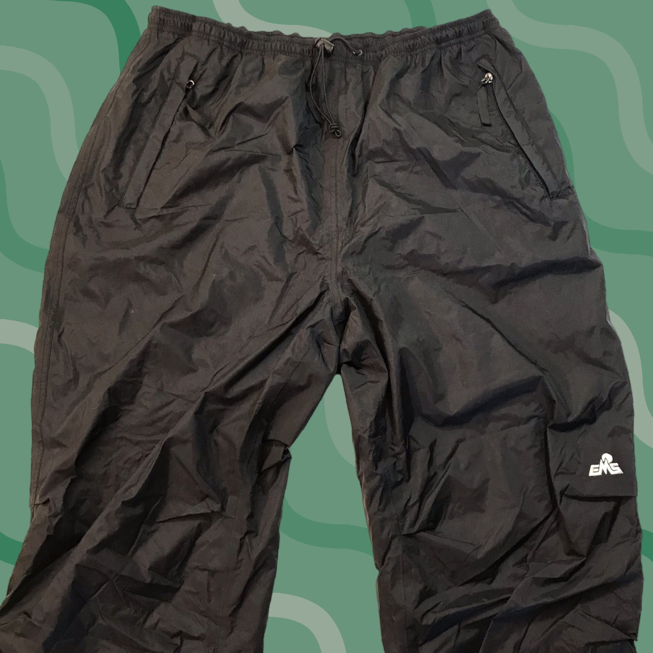 Eastern Mountain Sports Eastern Mountain Sports Pants XL Black Rain Ski EMS Full Zip System 3 Outdoor Mens Size US 36 / EU 52 - 1 Thumbnail