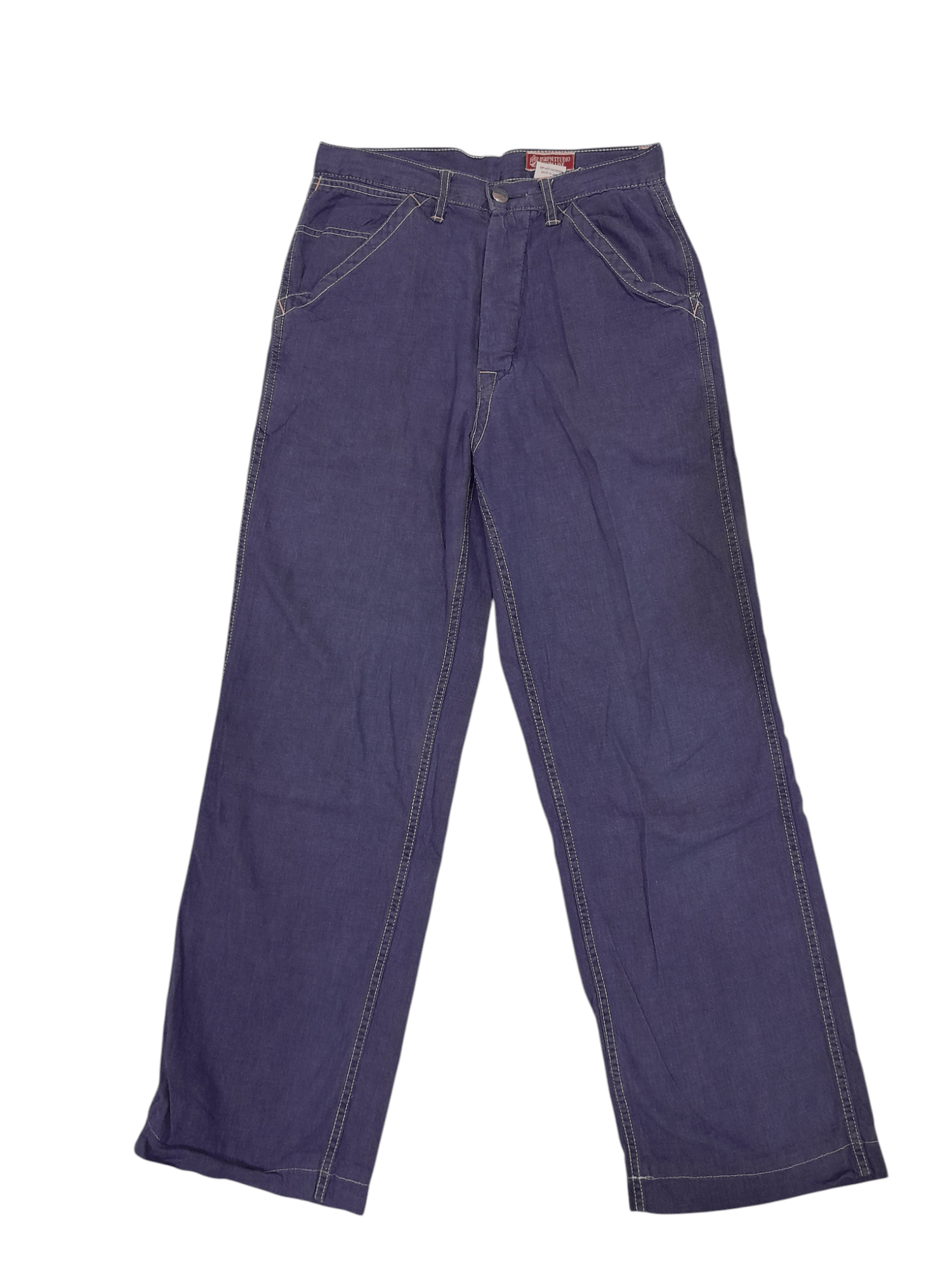 45rpm 45rpm Yasumi Inoue Baker Pant iNdigo Denim (F506) W26 Size US 26 / EU 42 - 4 Thumbnail