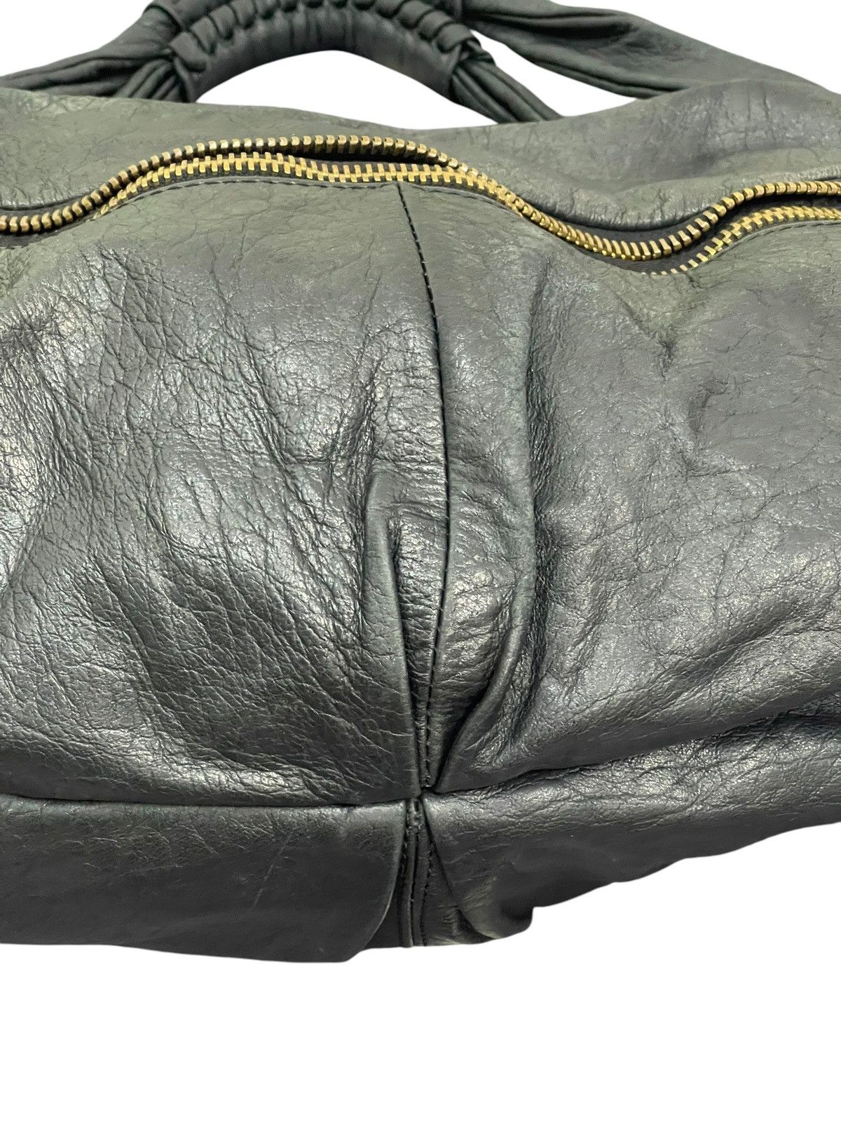 Genuine Leather Full Leather Del Conte Italy Hand Shoulder Bag 1🟩5 Size ONE SIZE - 9 Thumbnail