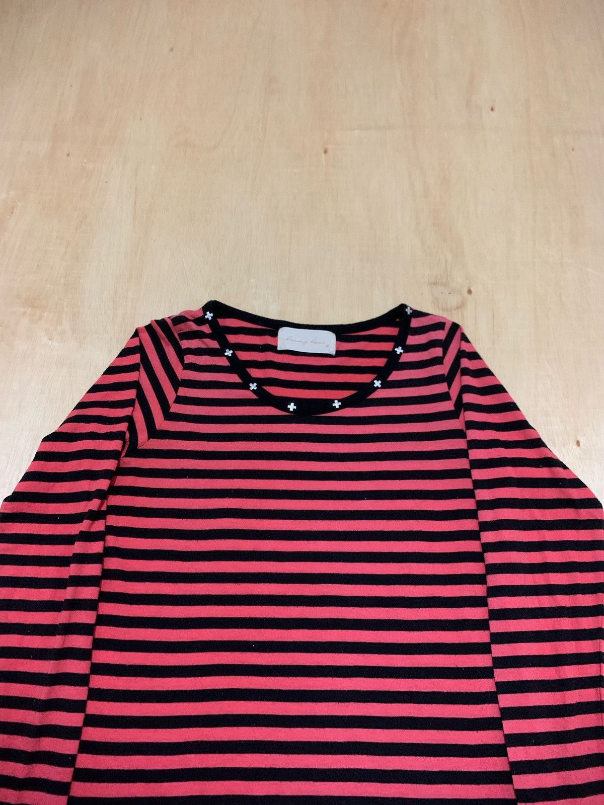 If Six Was Nine × Japanese Brand × Le Grande Bleu (L.G.B.) Y2k Studed Stripe Punk style Longslevee Size US M / EU 48-50 / 2 - 2 Thumbnail