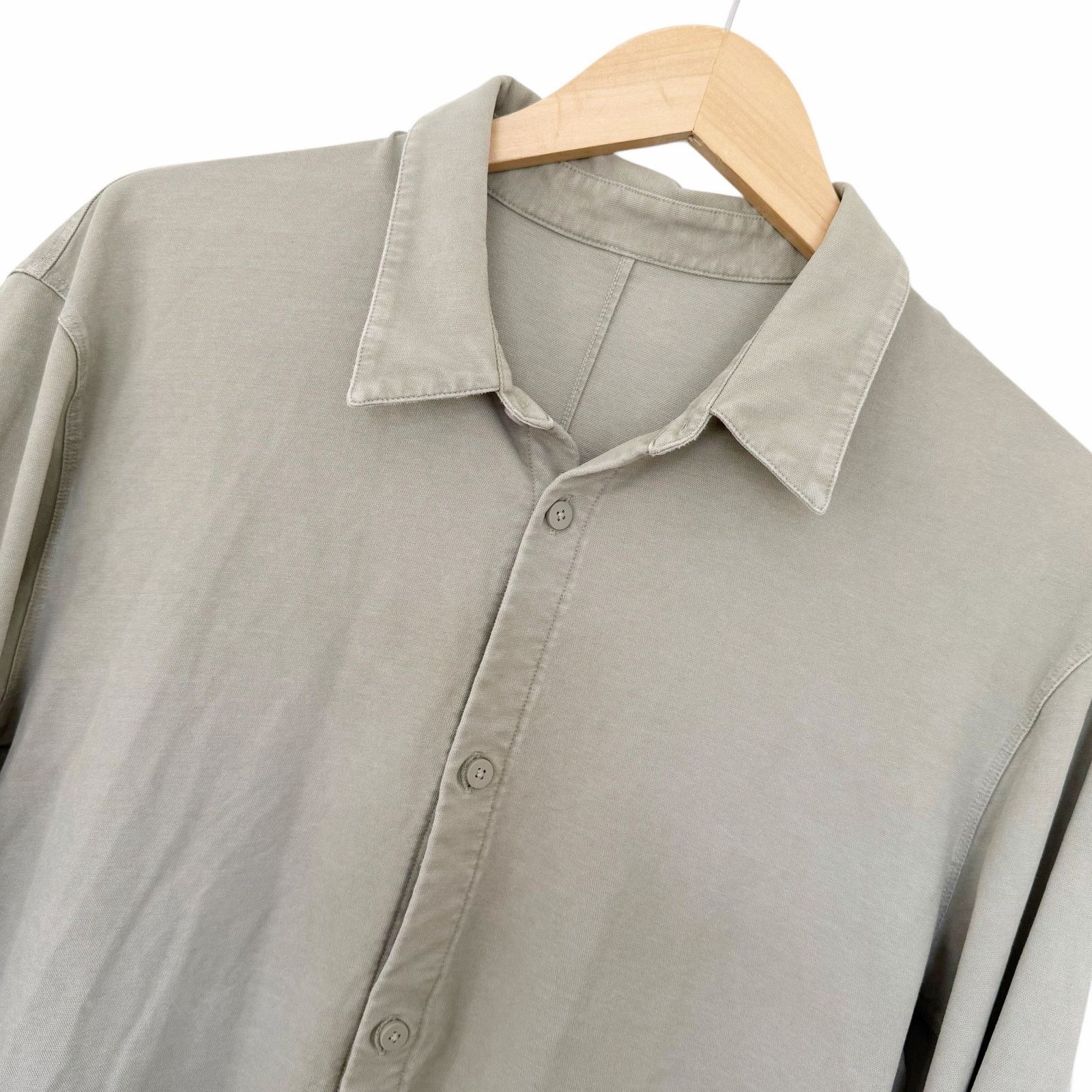 Lululemon Lululemon Light Green Commission Long Sleeve Button Down L Size US L / EU 52-54 / 3 - 1 Thumbnail