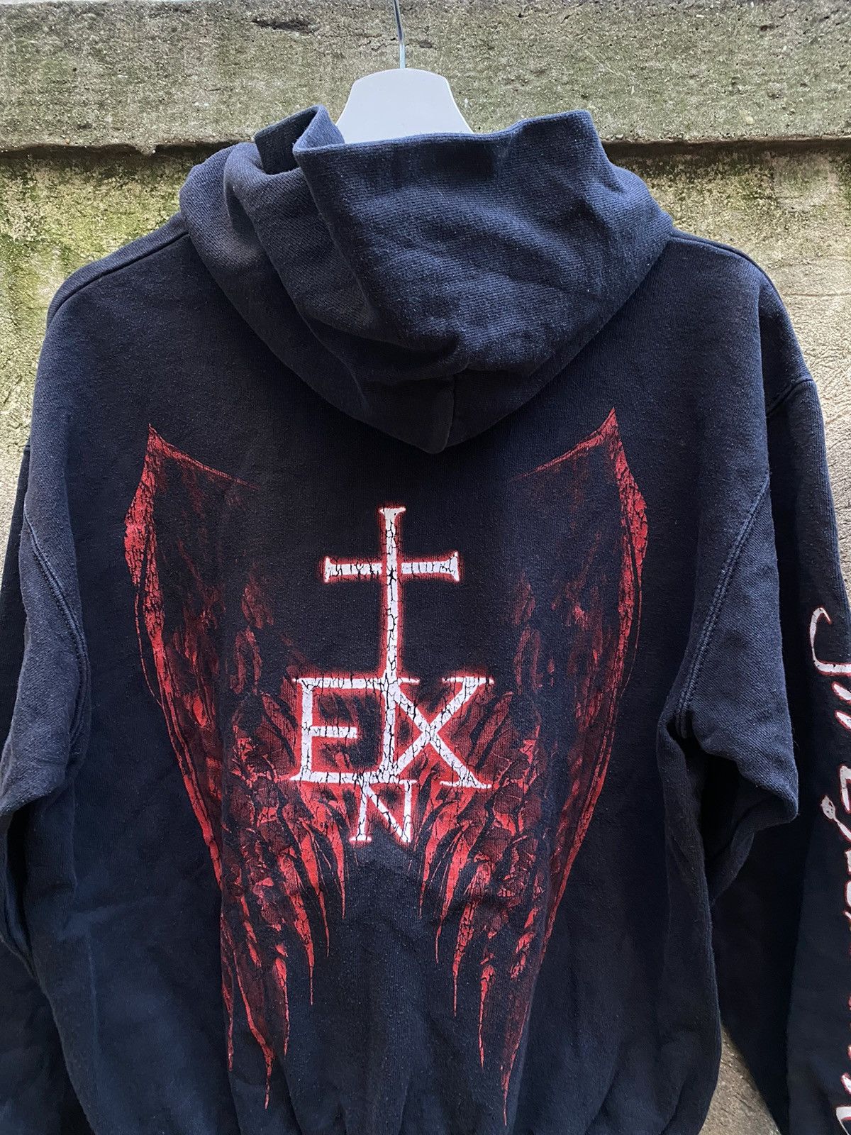 Band Tees × Vintage Vintage Extremo Frei Zu Sein Rock Y2K Baggy Hoodie Size US M / EU 48-50 / 2 - 3 Thumbnail