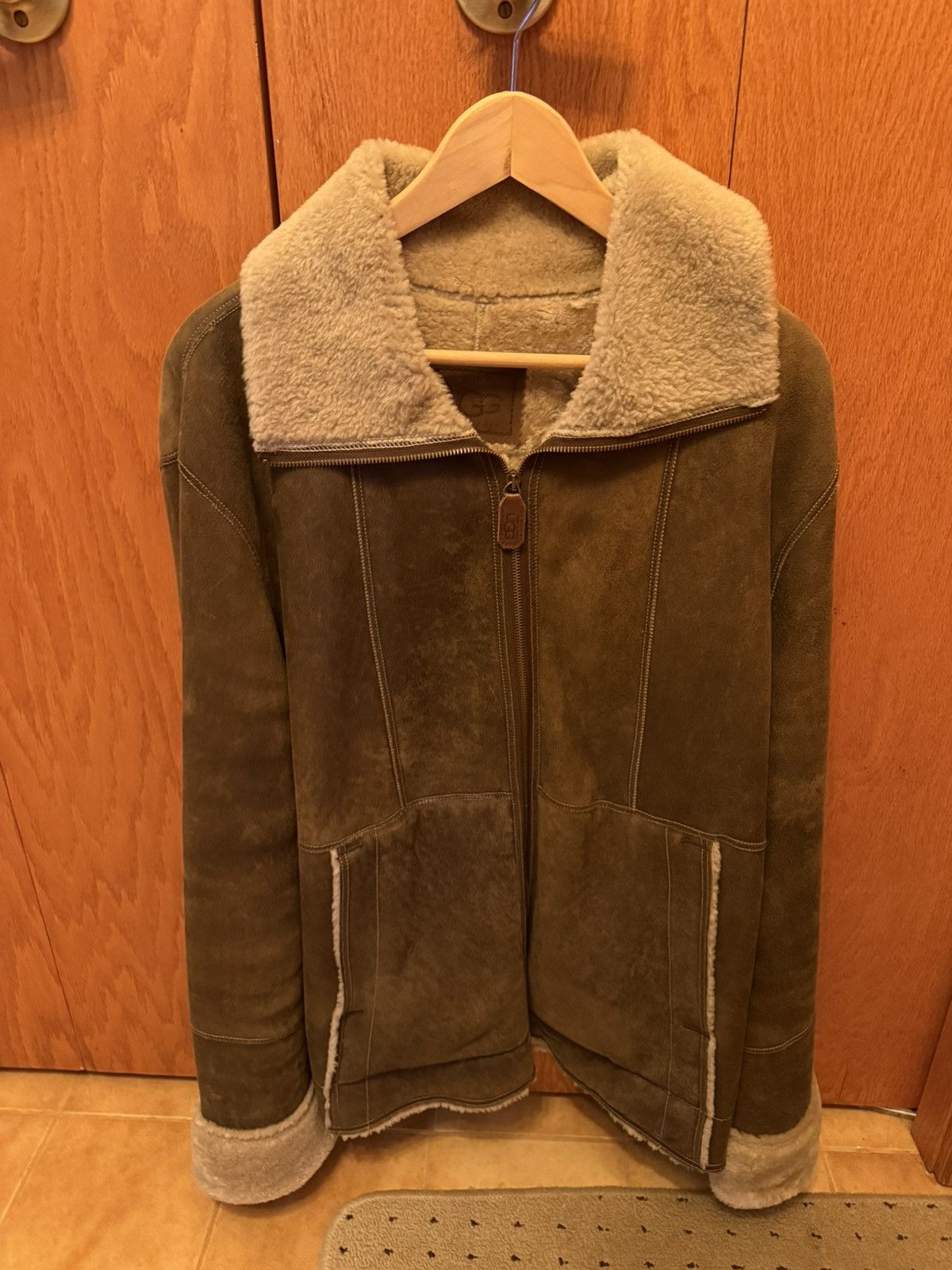 Ugg UGG Bomber Jacket Mens Large Size US L / EU 52-54 / 3 - 1 Thumbnail
