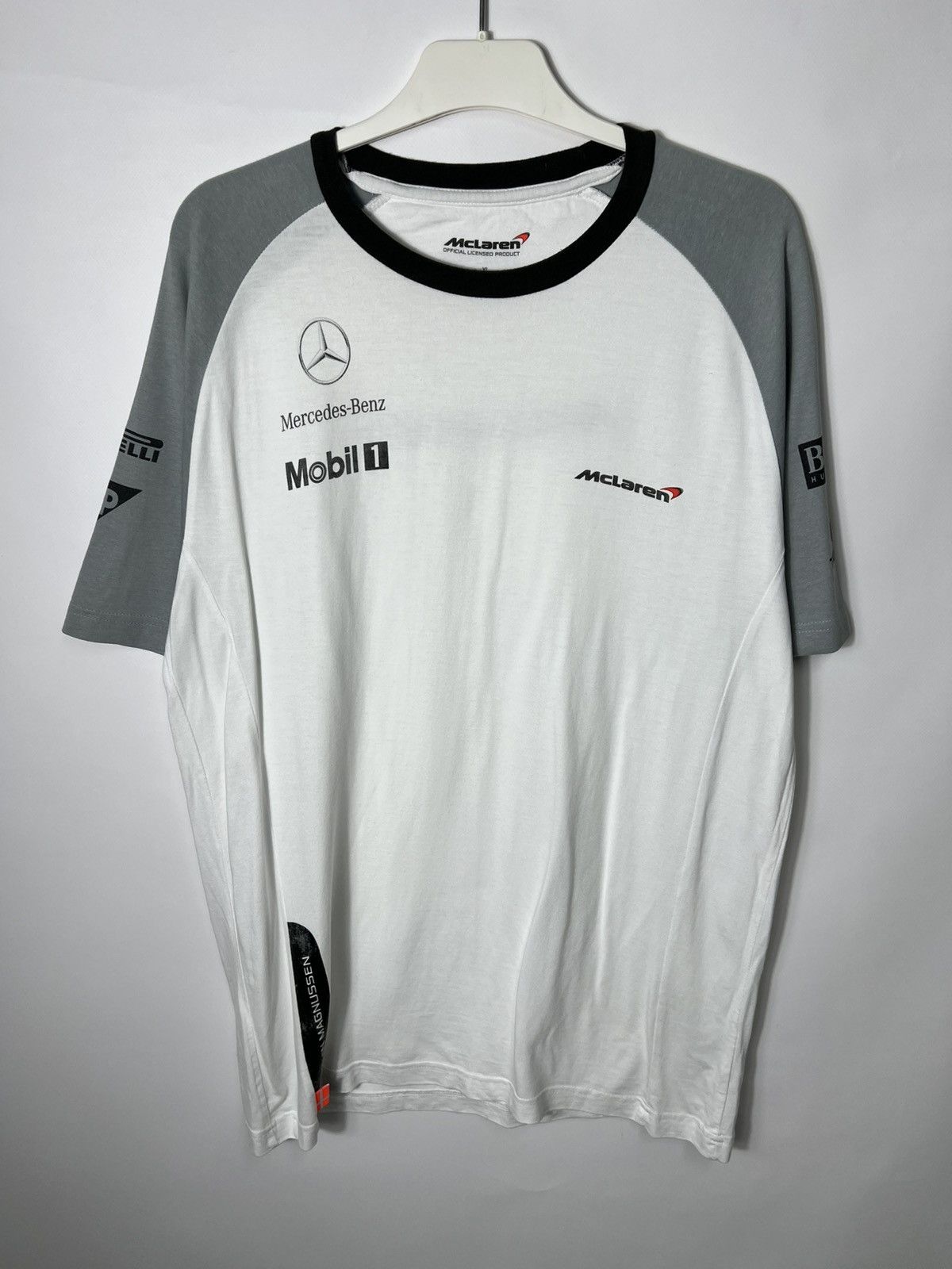 Mercedes-Benz Vintage streetwear Hugo Boss Mercedes Benz McLaren T-shirt Size US XL / EU 56 / 4 - 1 Thumbnail