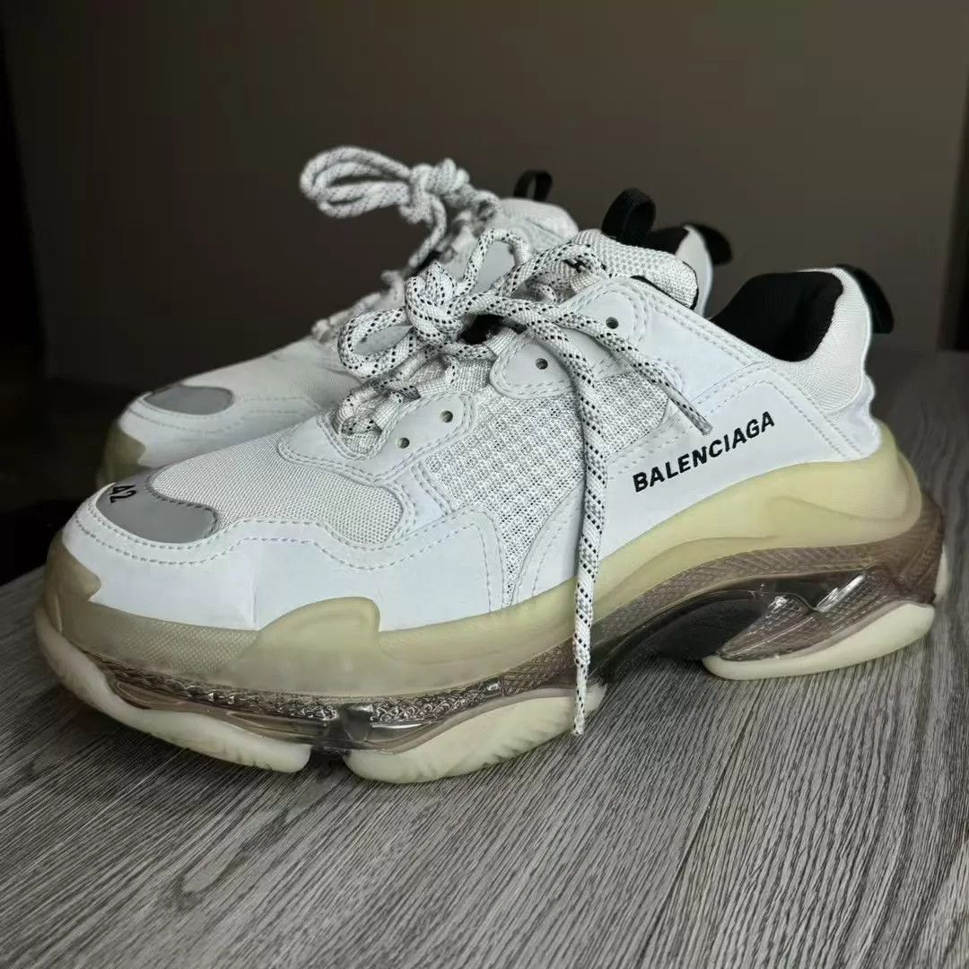 Balenciaga Balenciaga Triple S Clear Sole Cream 42 98 New Size US 9 / EU 42 - 1 Thumbnail