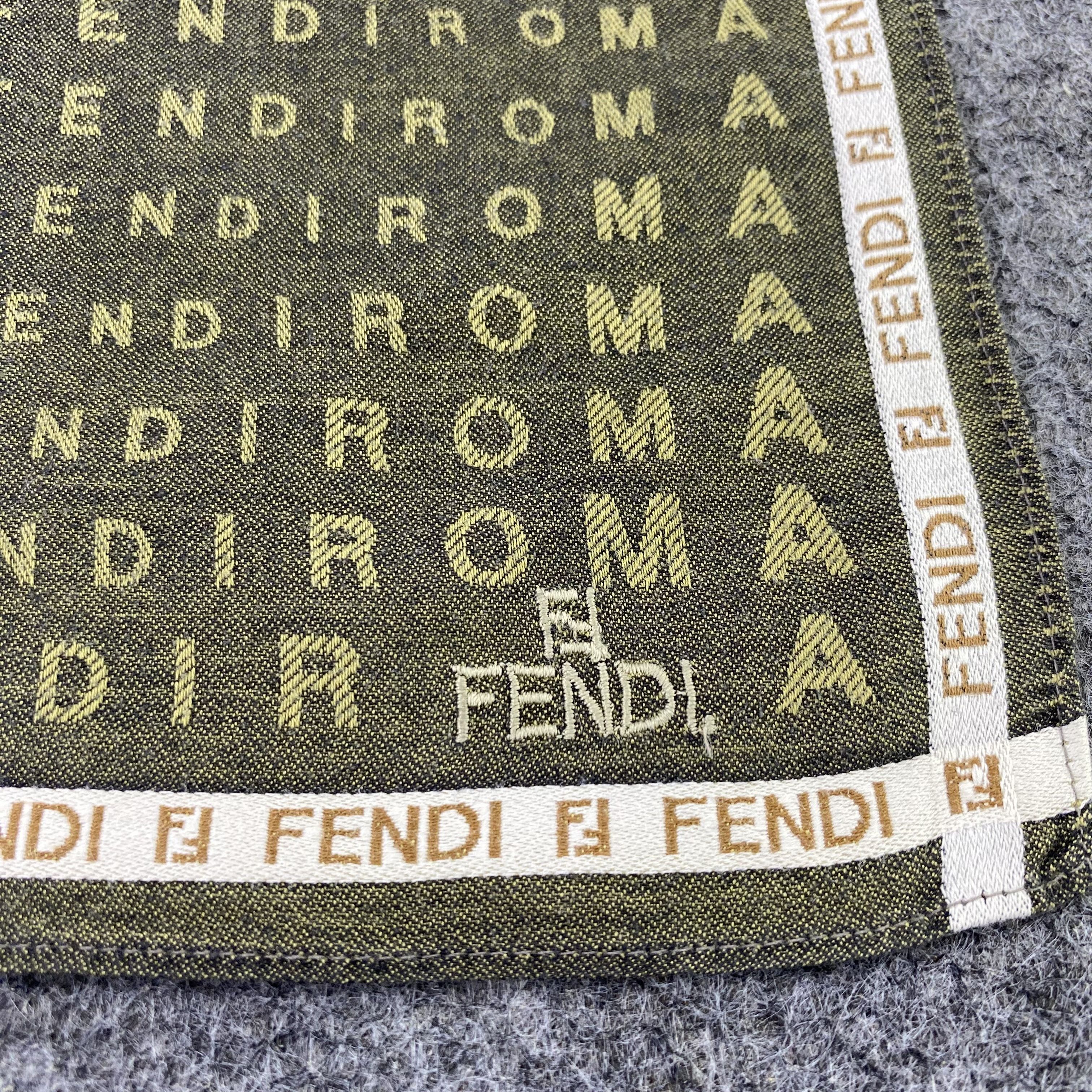 Fendi Fendi Handkerchief Neckerchief Bandana-B1700 Size ONE SIZE - 7 Thumbnail