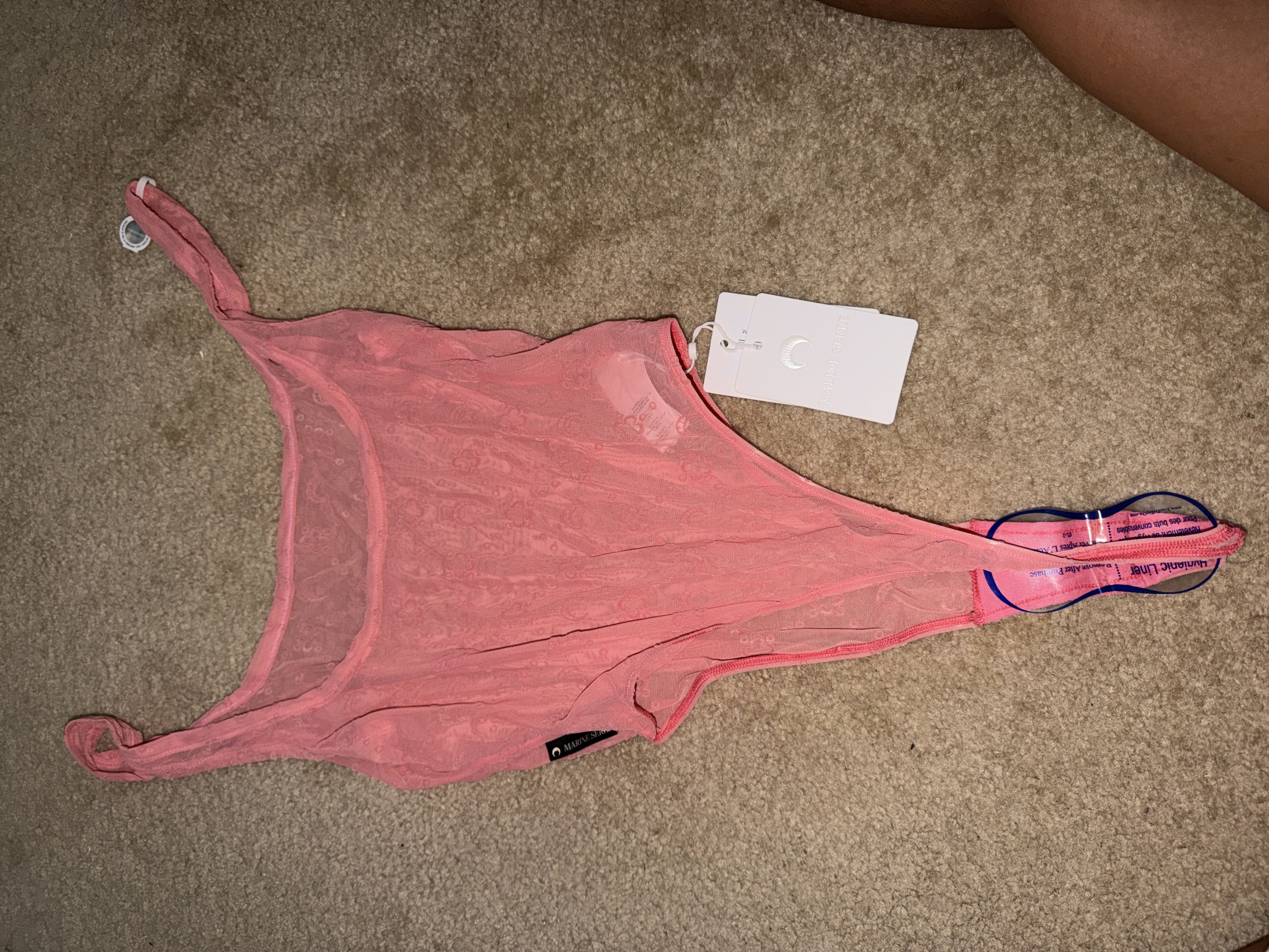 Marine Serre Flock Bodysuit Size L / US 10 / IT 46 - 2 Thumbnail