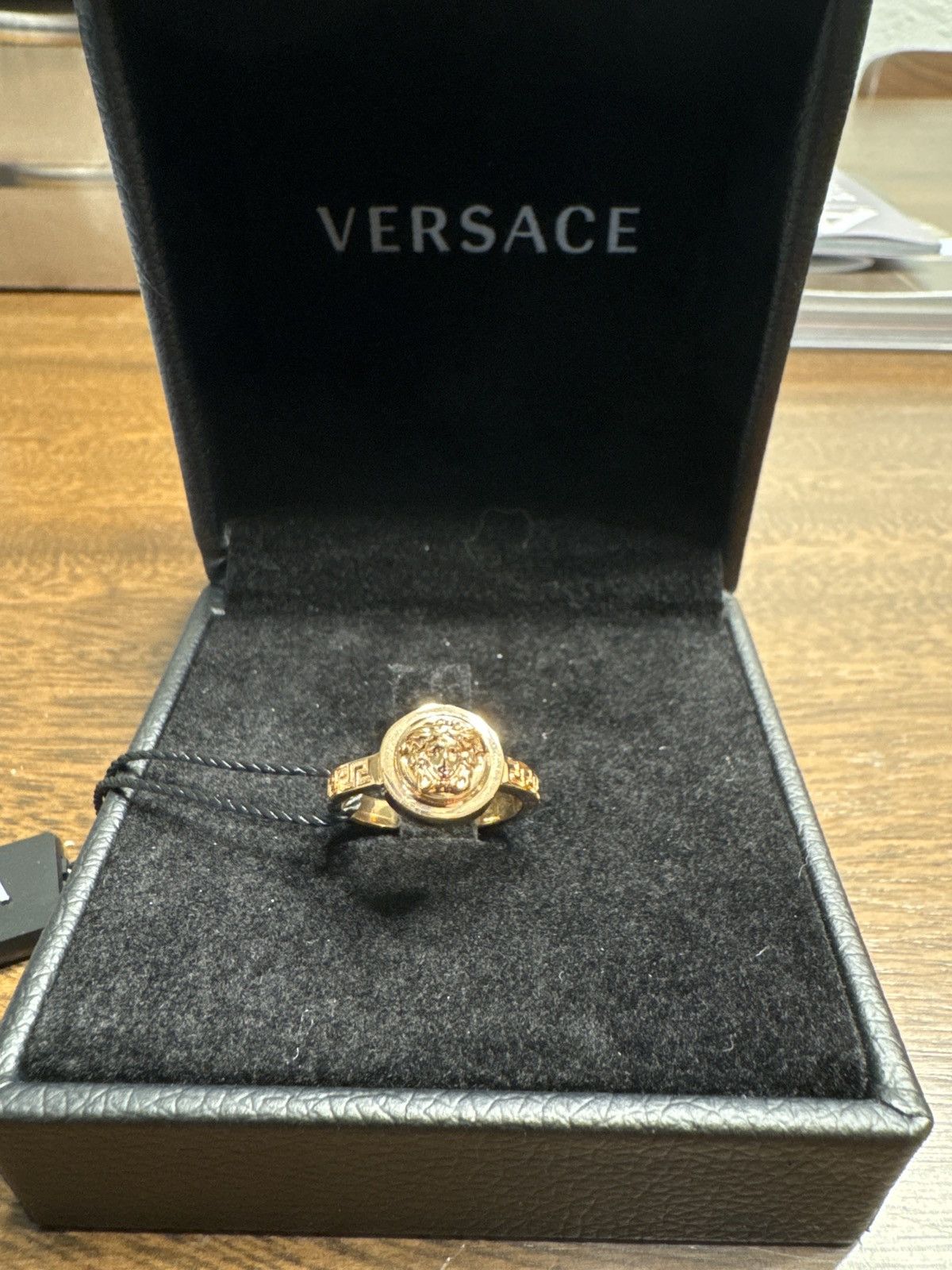 image of Versace Medusa Gold Ring, Women's