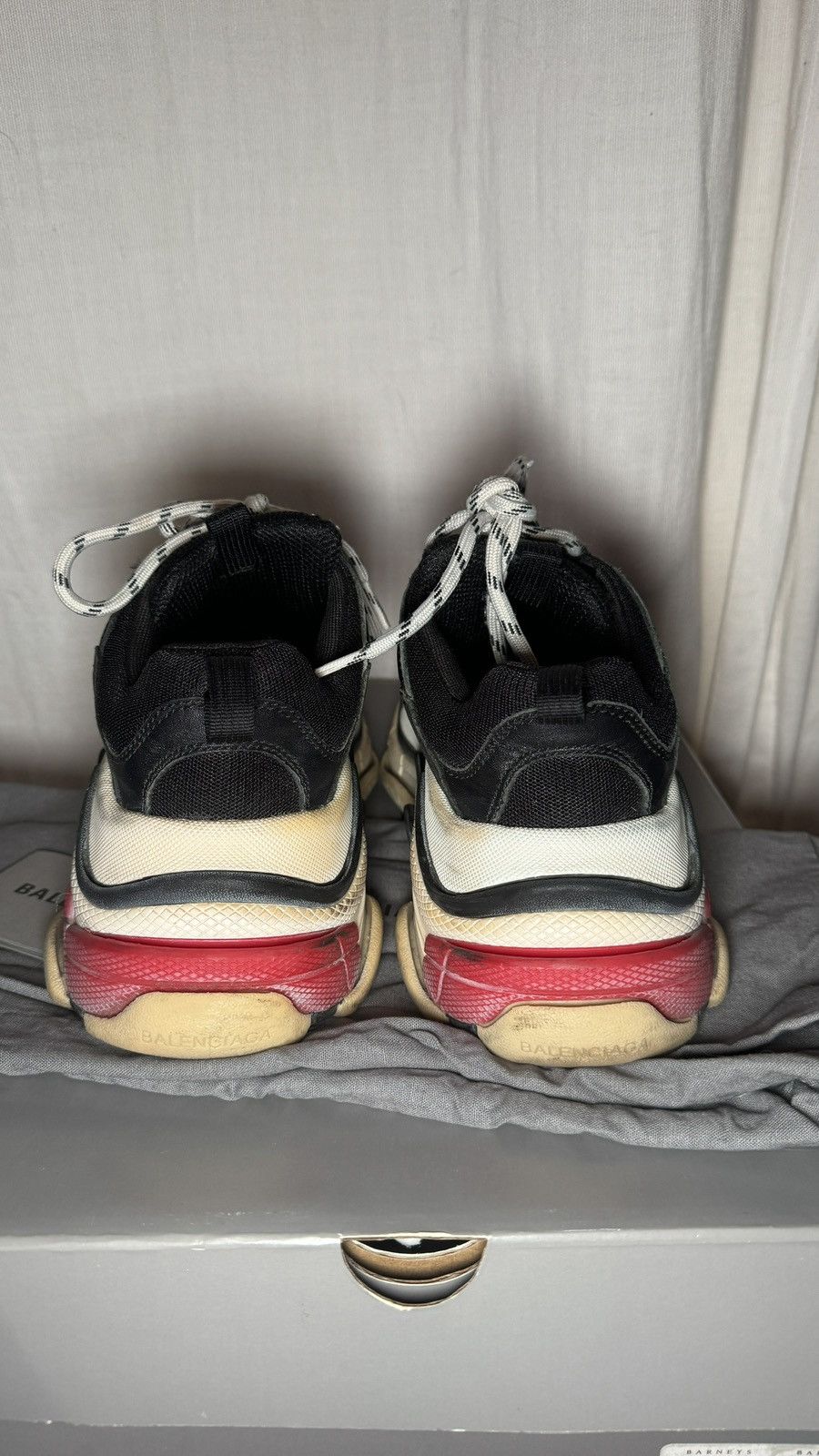 Balenciaga Balenciaga Triple S Sneakers – Black/Beige/Red (Size EU 36) Size US 6 / IT 36 - 2 Thumbnail