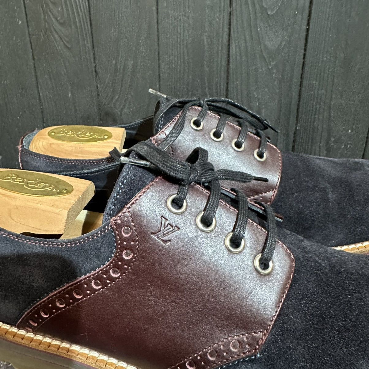 Louis Vuitton LOUIS VUITTON - Men’s Suede/Leather Derby Shoes Size 8 Size US 8 / EU 41 - 3 Thumbnail